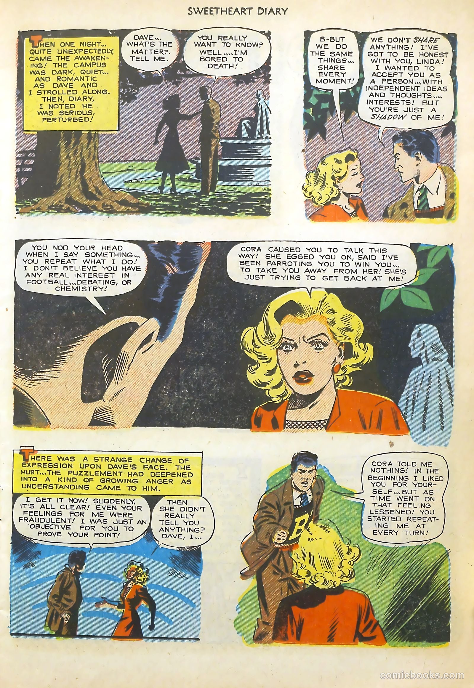 Sweetheart Diary #13 (1952) — page 11 of 36