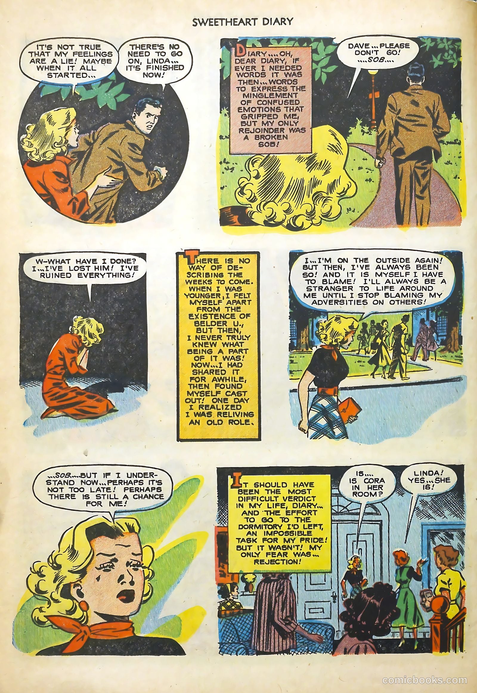 Sweetheart Diary #13 (1952) — page 12 of 36