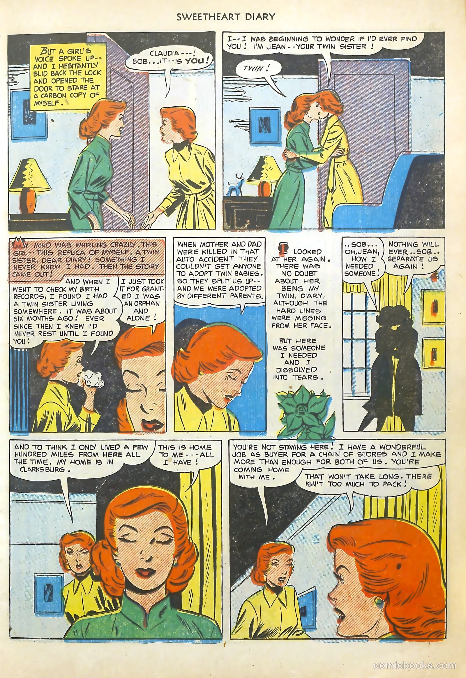 Sweetheart Diary #13 (1952) — page 15 of 36