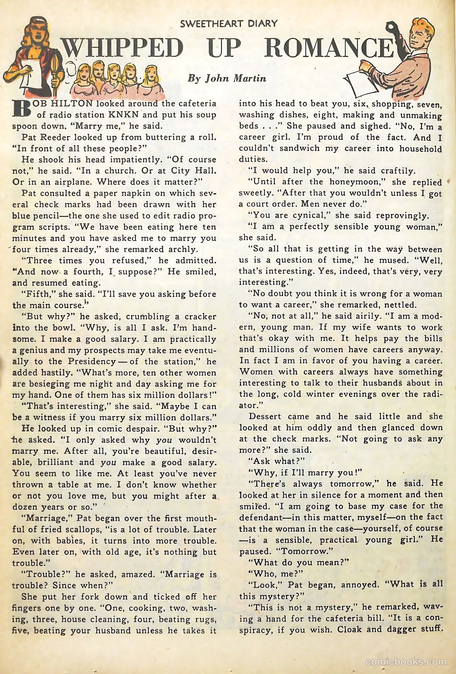 Sweetheart Diary #13 (1952) — page 24 of 36