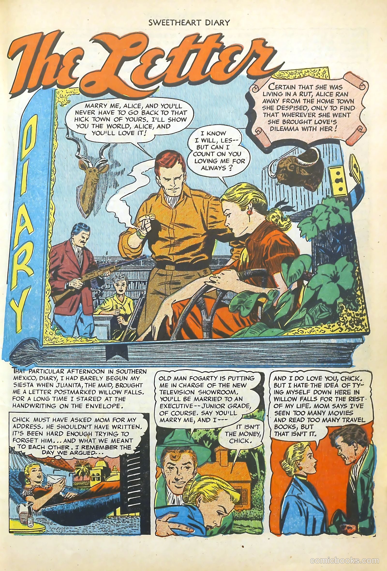 Sweetheart Diary #13 (1952) — page 27 of 36