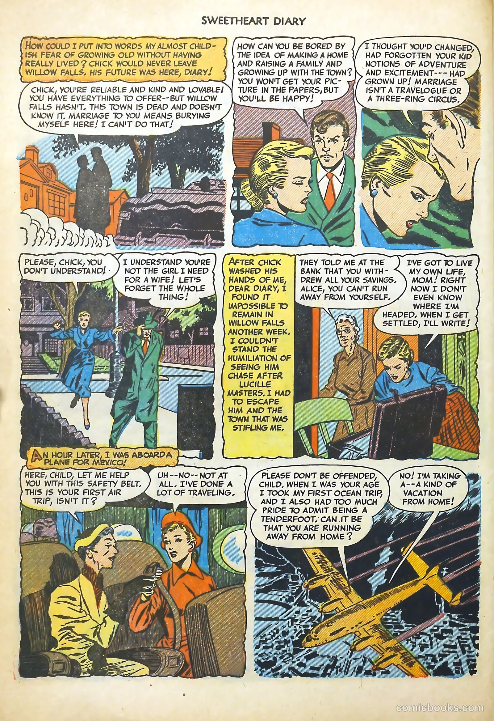 Sweetheart Diary #13 (1952) — page 28 of 36