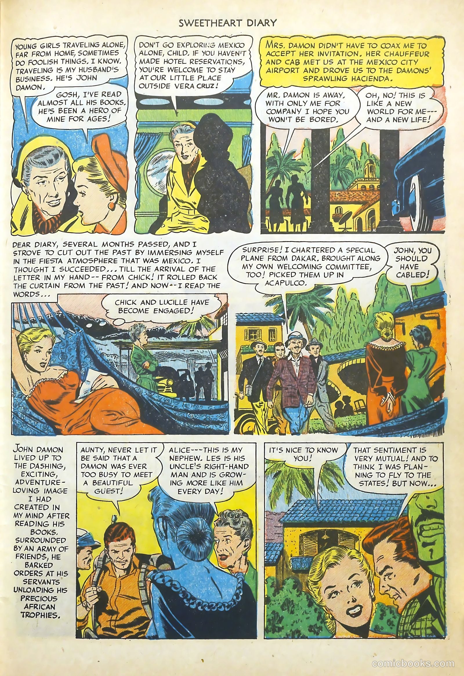 Sweetheart Diary #13 (1952) — page 29 of 36