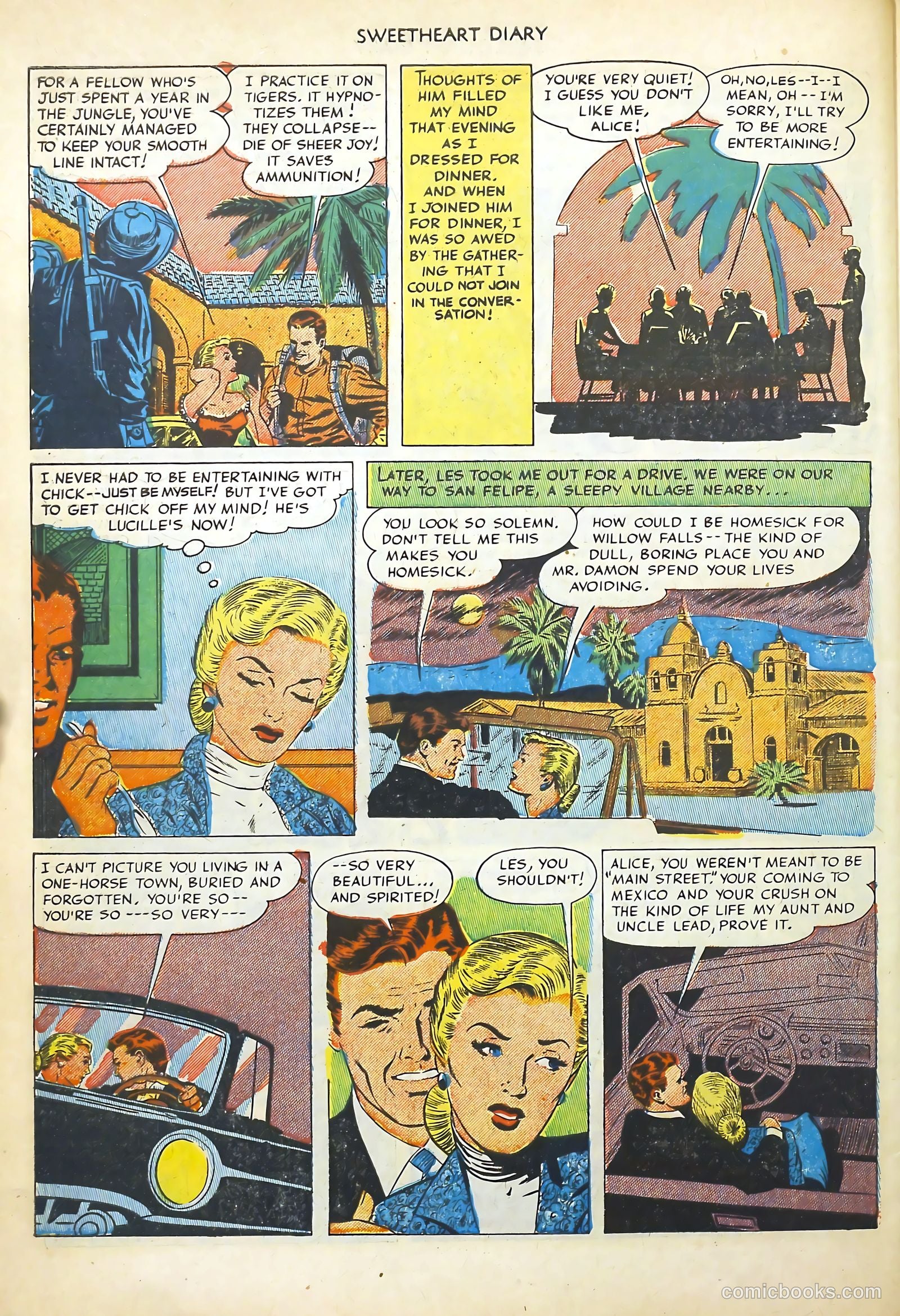 Sweetheart Diary #13 (1952) — page 30 of 36