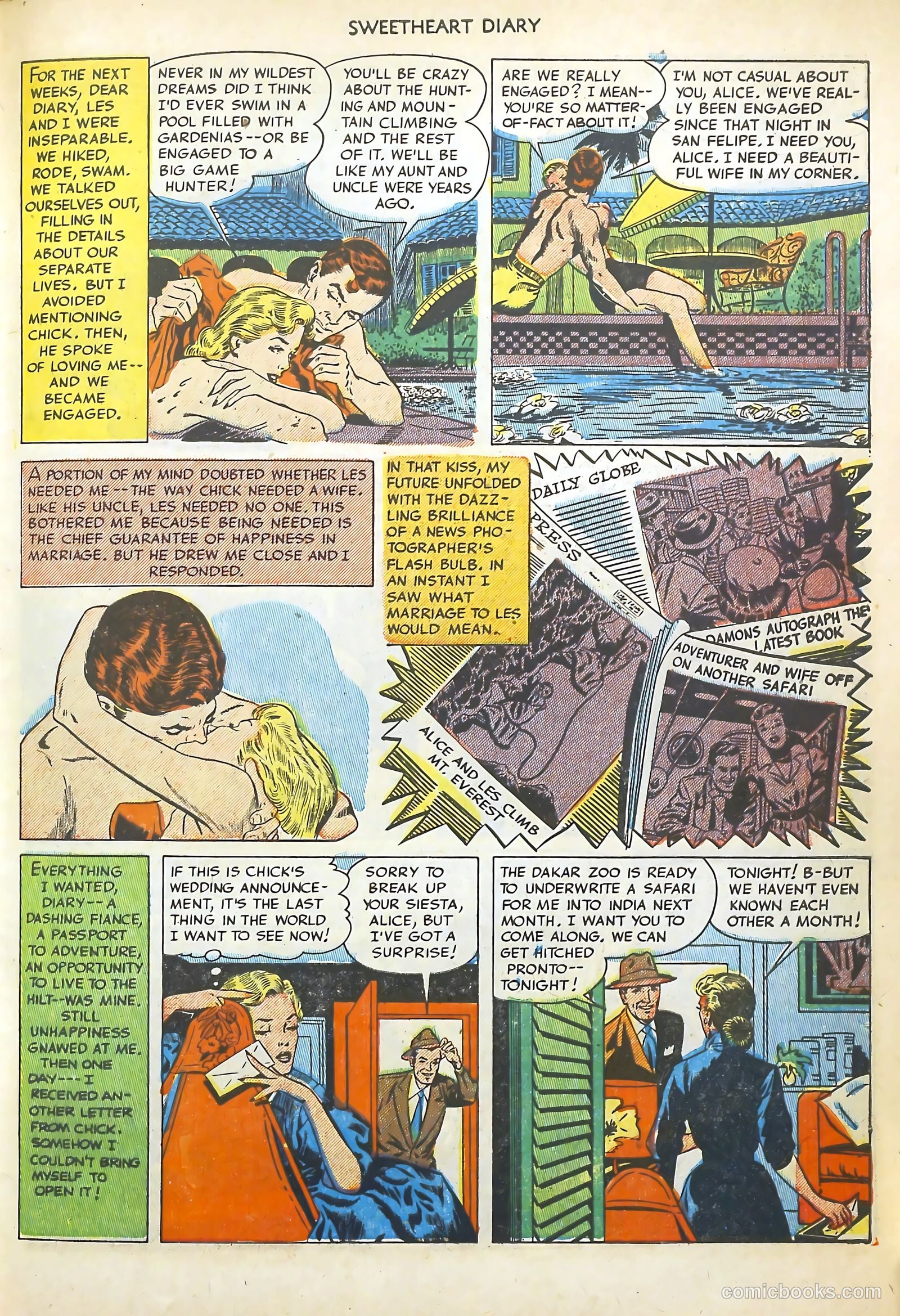 Sweetheart Diary #13 (1952) — page 31 of 36