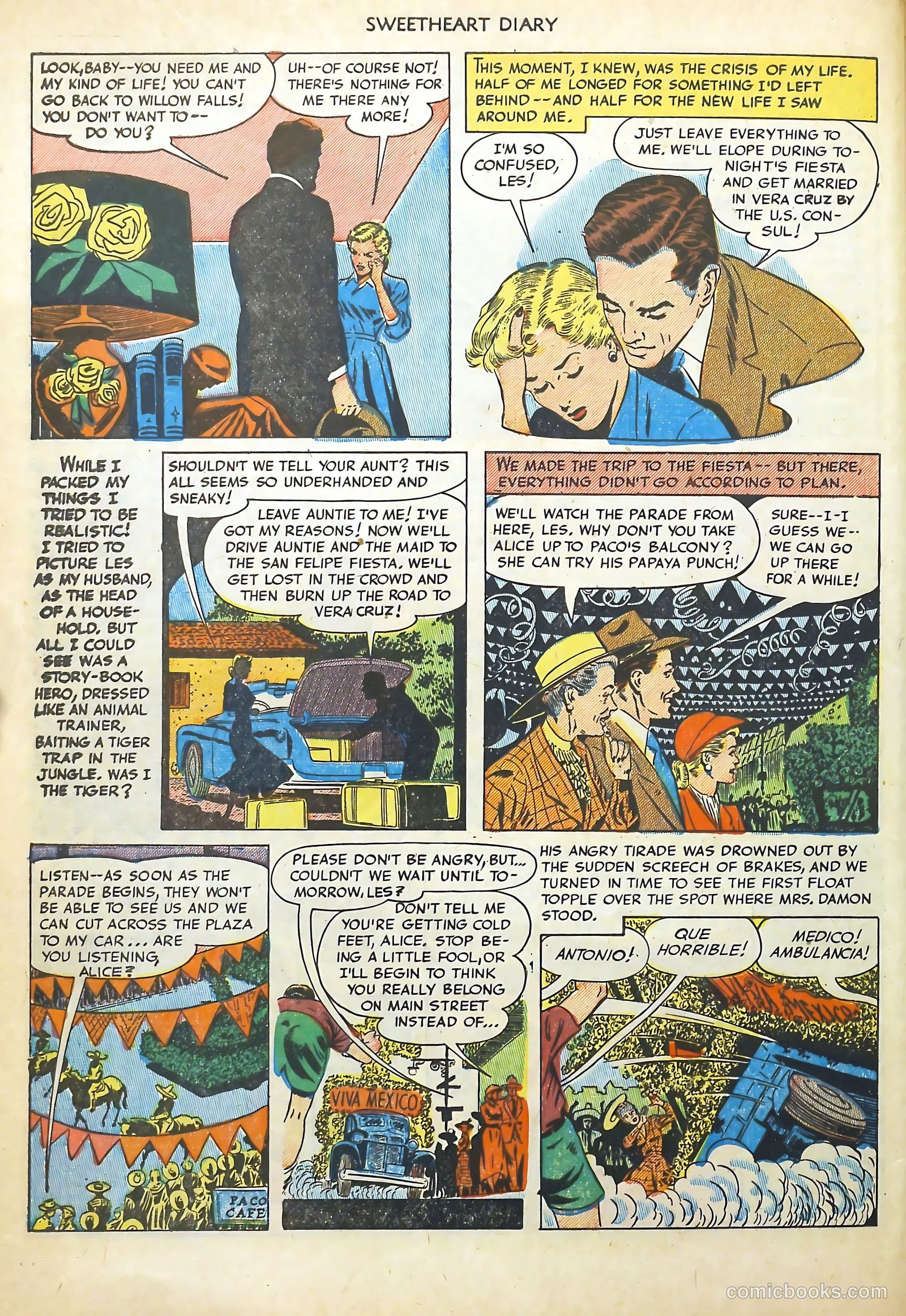 Sweetheart Diary #13 (1952) — page 32 of 36