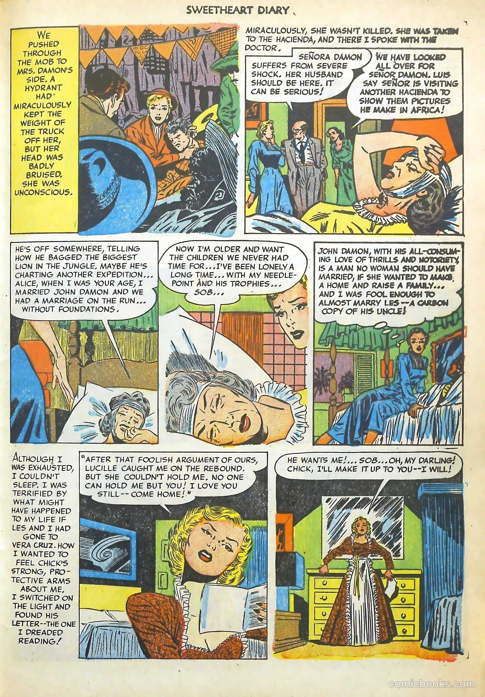 Sweetheart Diary #13 (1952) — page 33 of 36