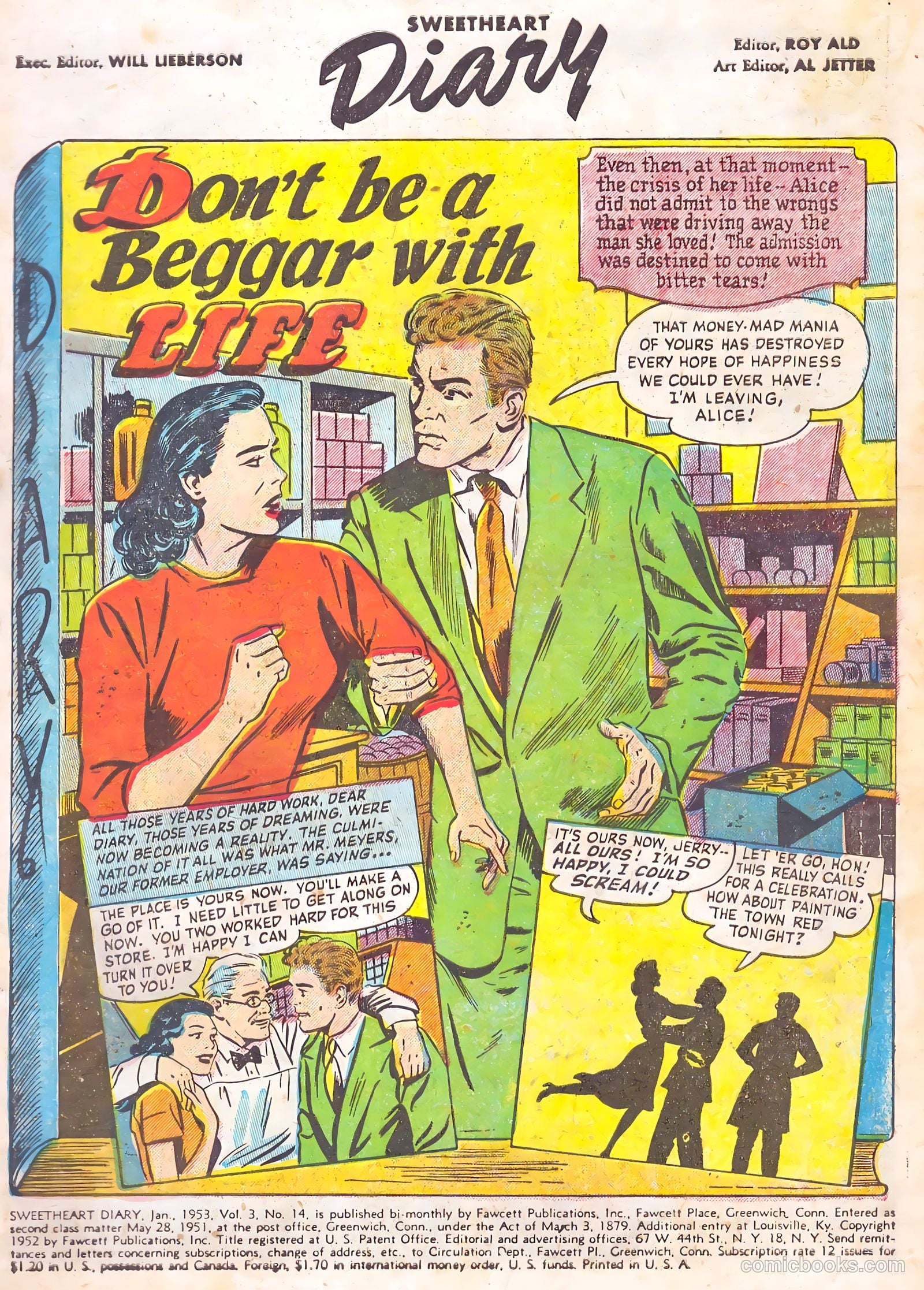 Sweetheart Diary #14 (1953) — page 3 of 36