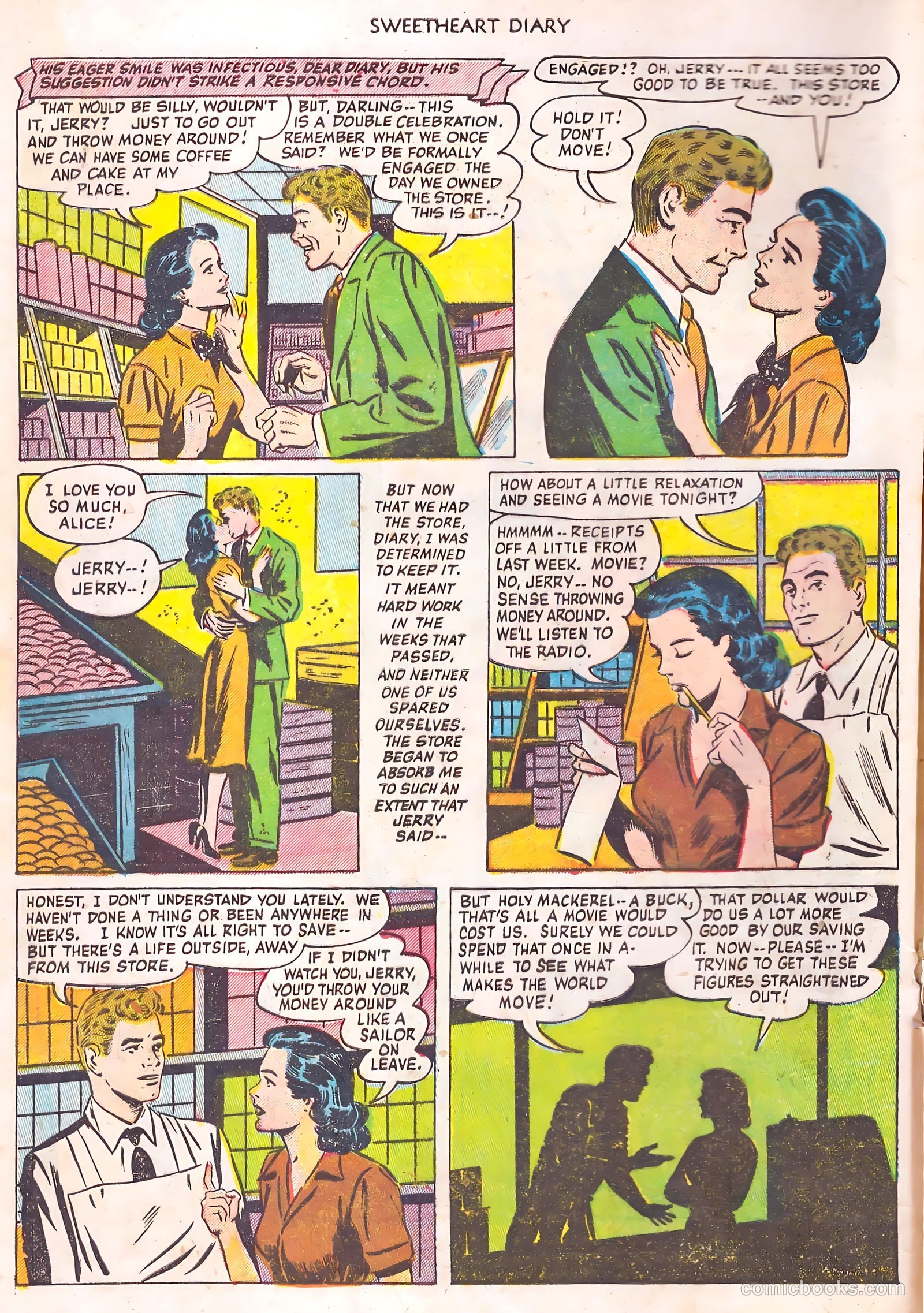Sweetheart Diary #14 (1953) — page 4 of 36