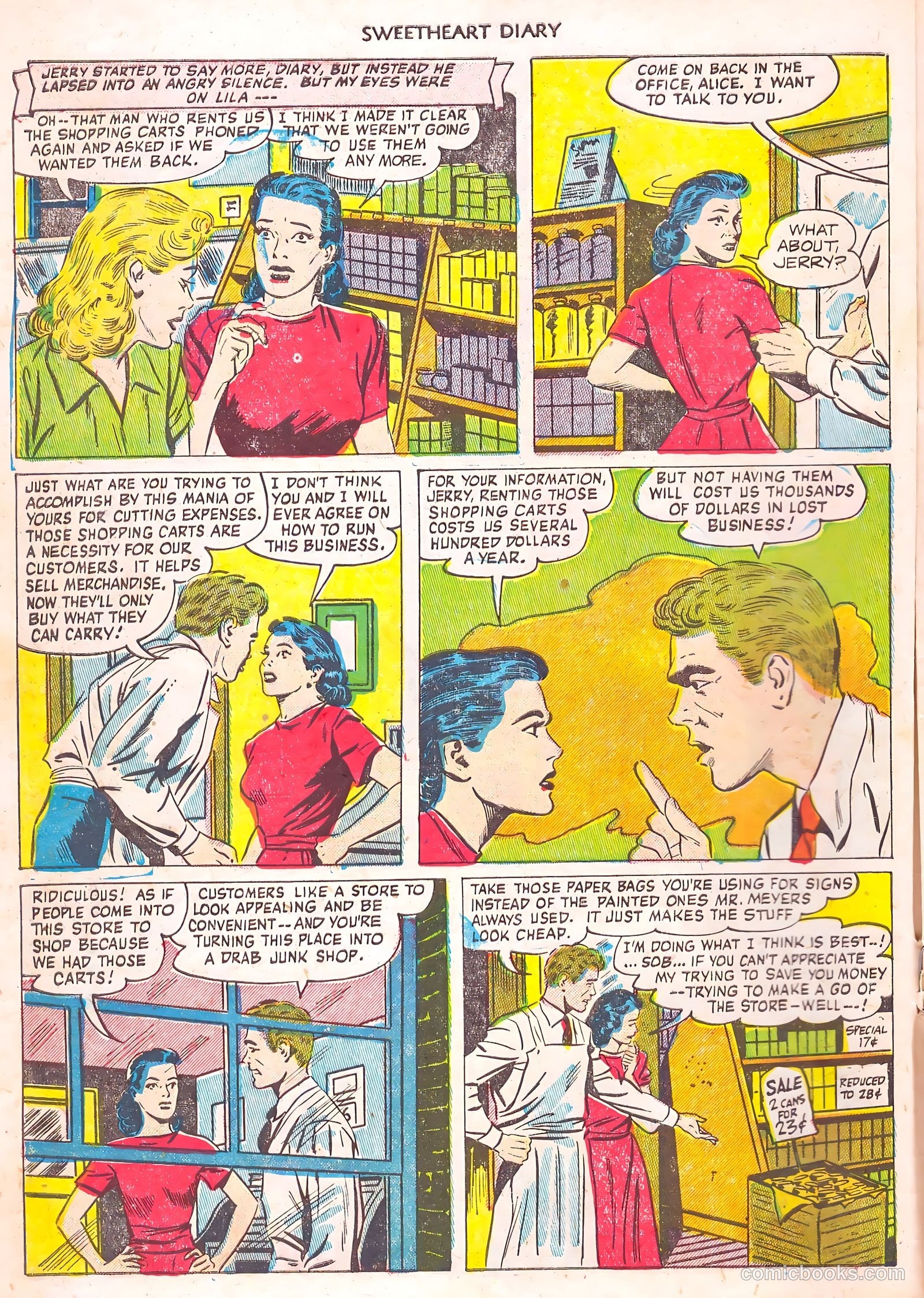Sweetheart Diary #14 (1953) — page 6 of 36