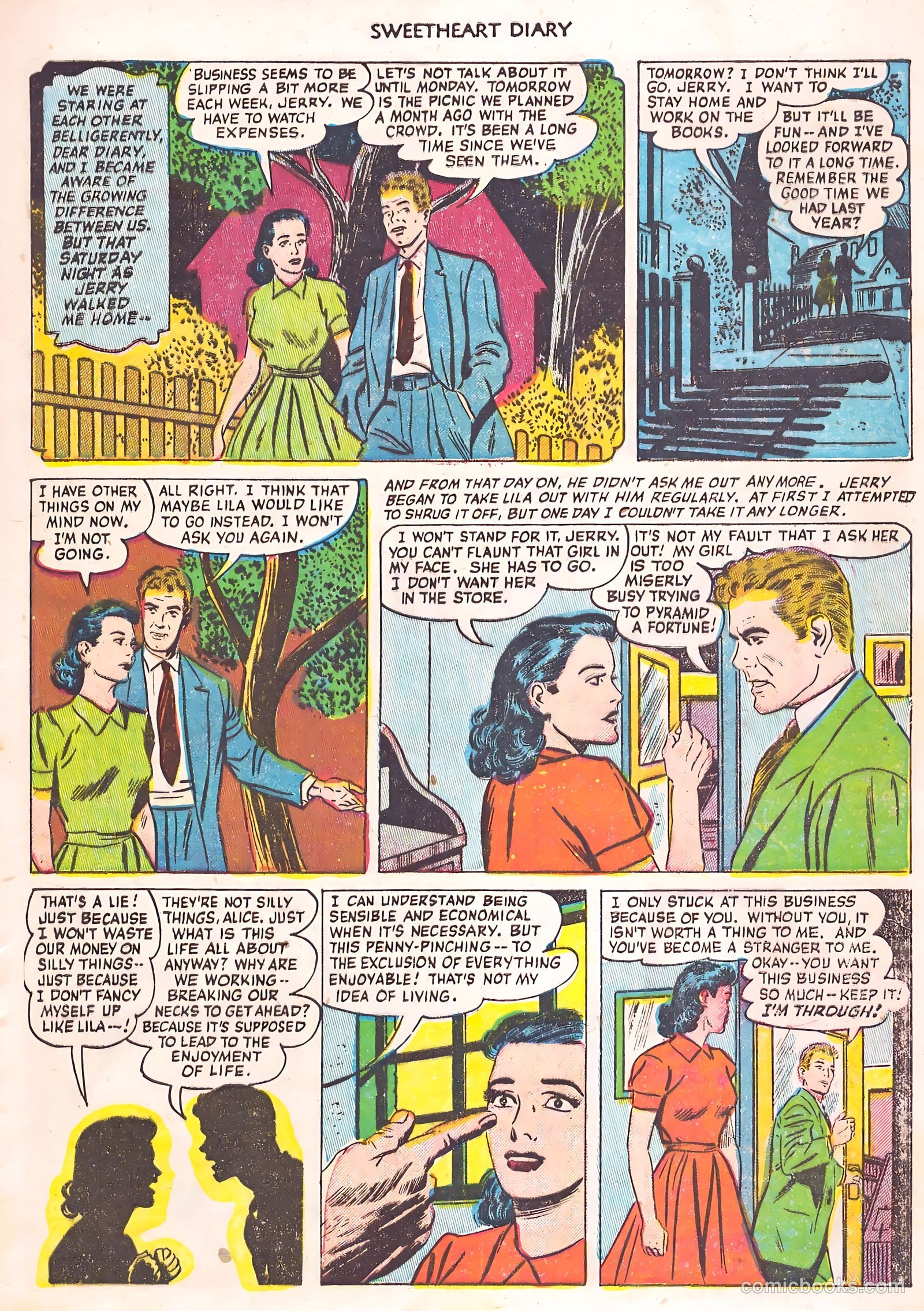 Sweetheart Diary #14 (1953) — page 9 of 36