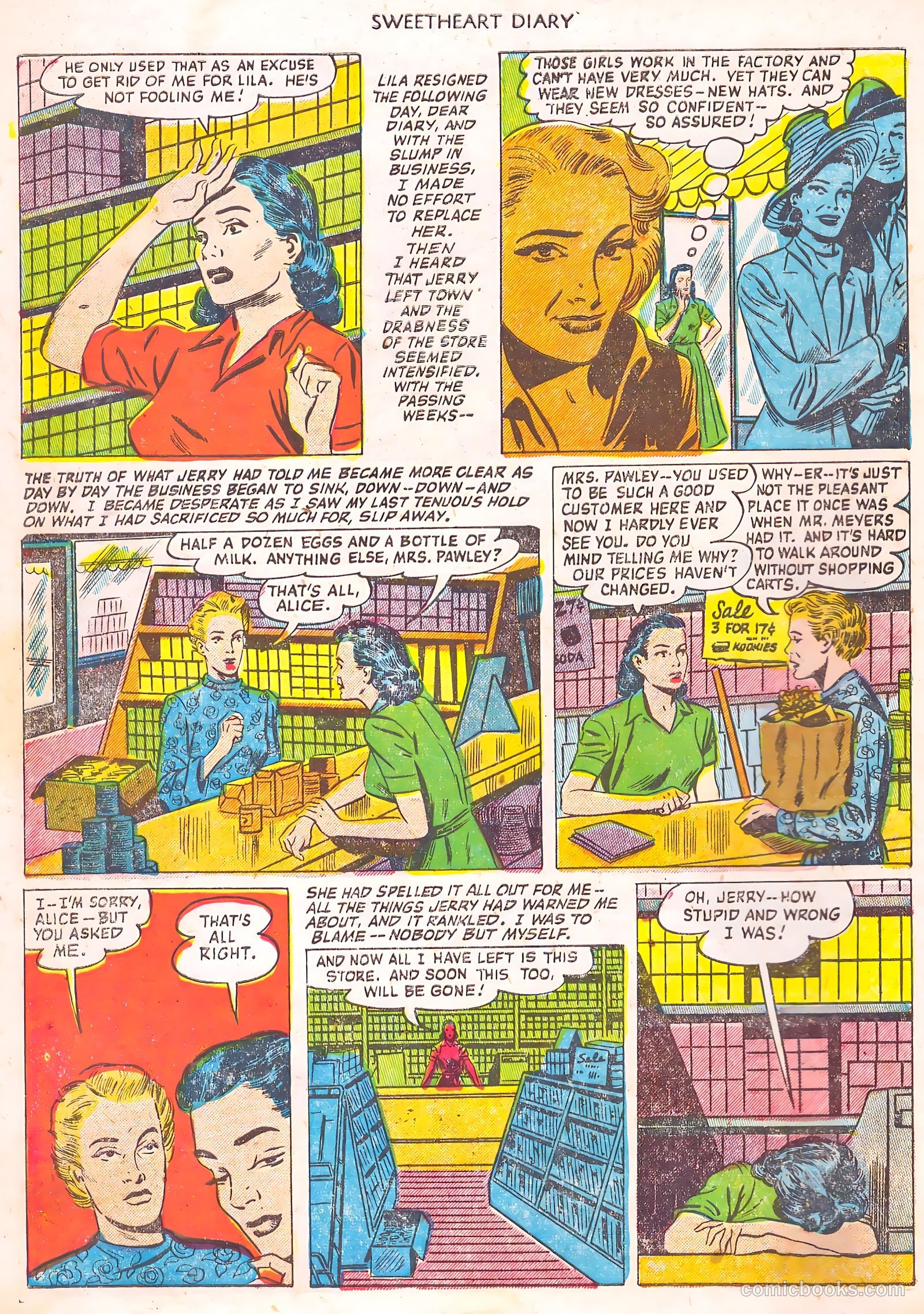Sweetheart Diary #14 (1953) — page 10 of 36
