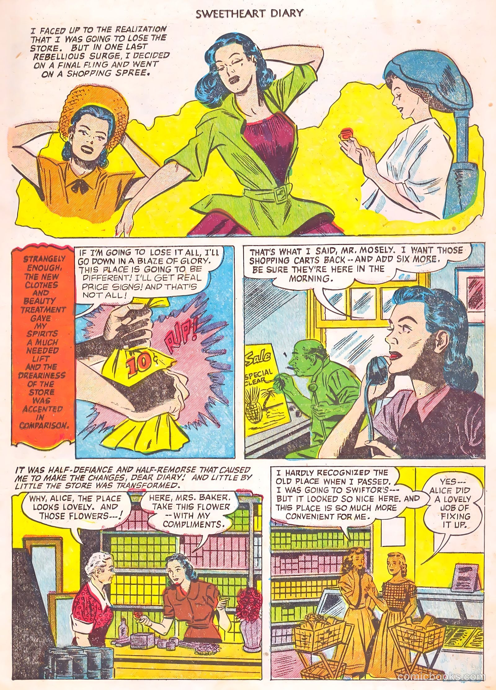 Sweetheart Diary #14 (1953) — page 11 of 36