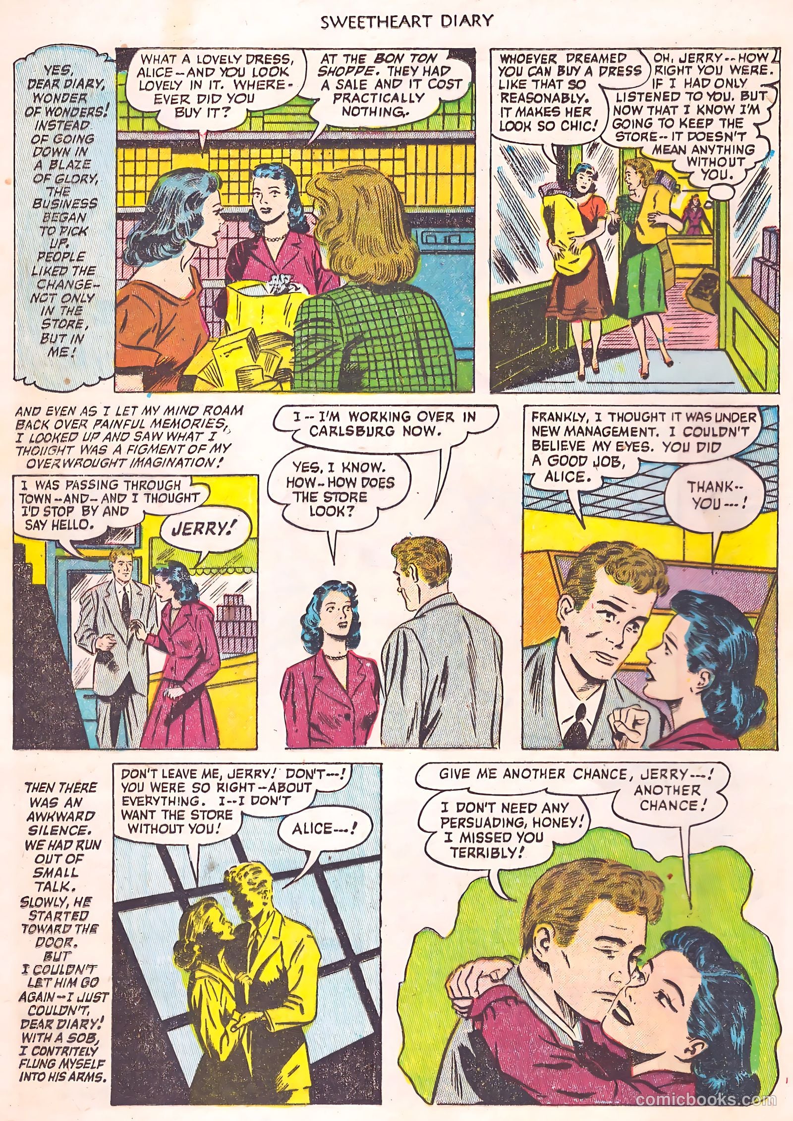 Sweetheart Diary #14 (1953) — page 12 of 36
