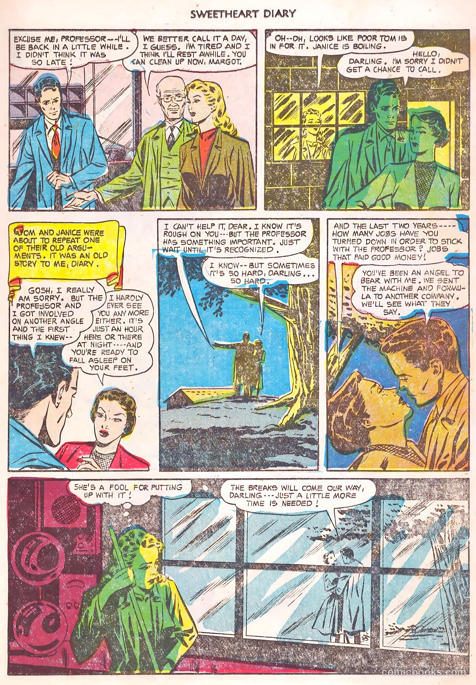 Sweetheart Diary #14 (1953) — page 15 of 36