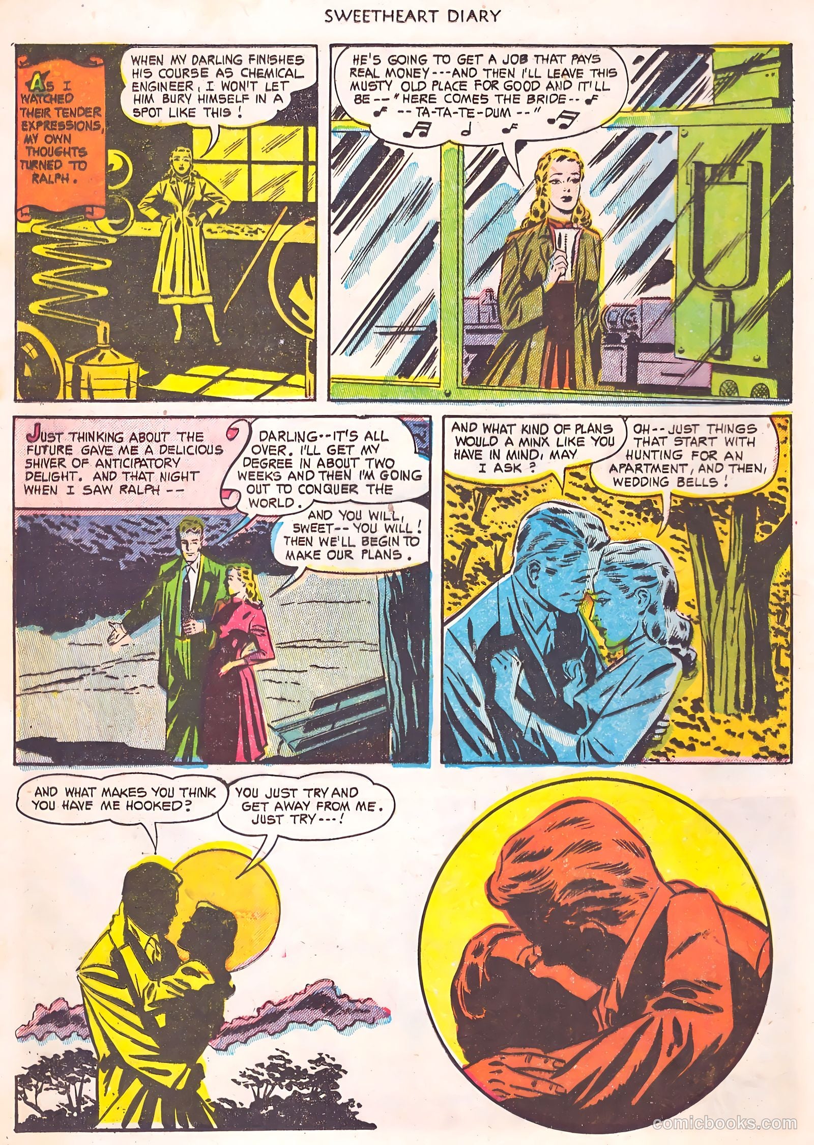 Sweetheart Diary #14 (1953) — page 16 of 36