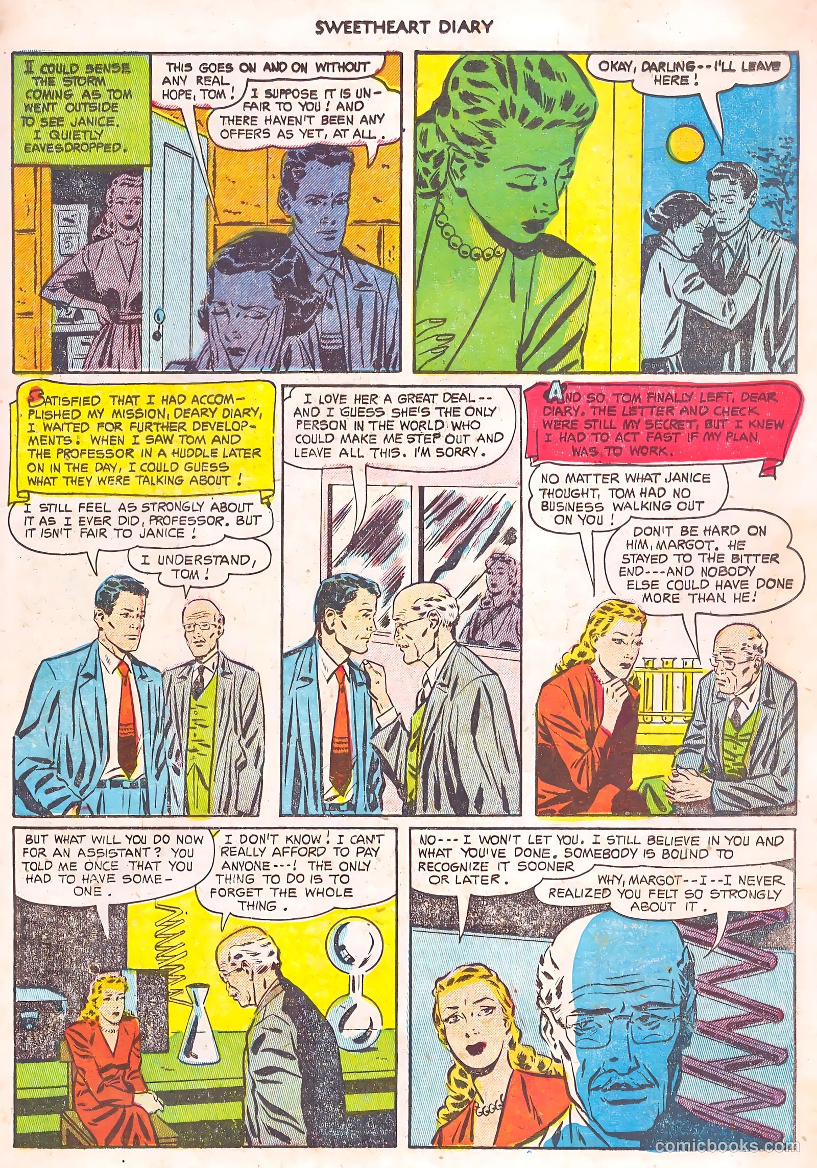 Sweetheart Diary #14 (1953) — page 19 of 36