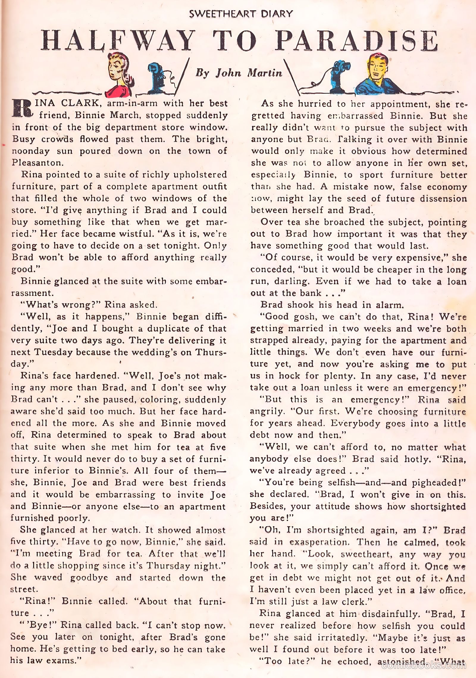 Sweetheart Diary #14 (1953) — page 25 of 36