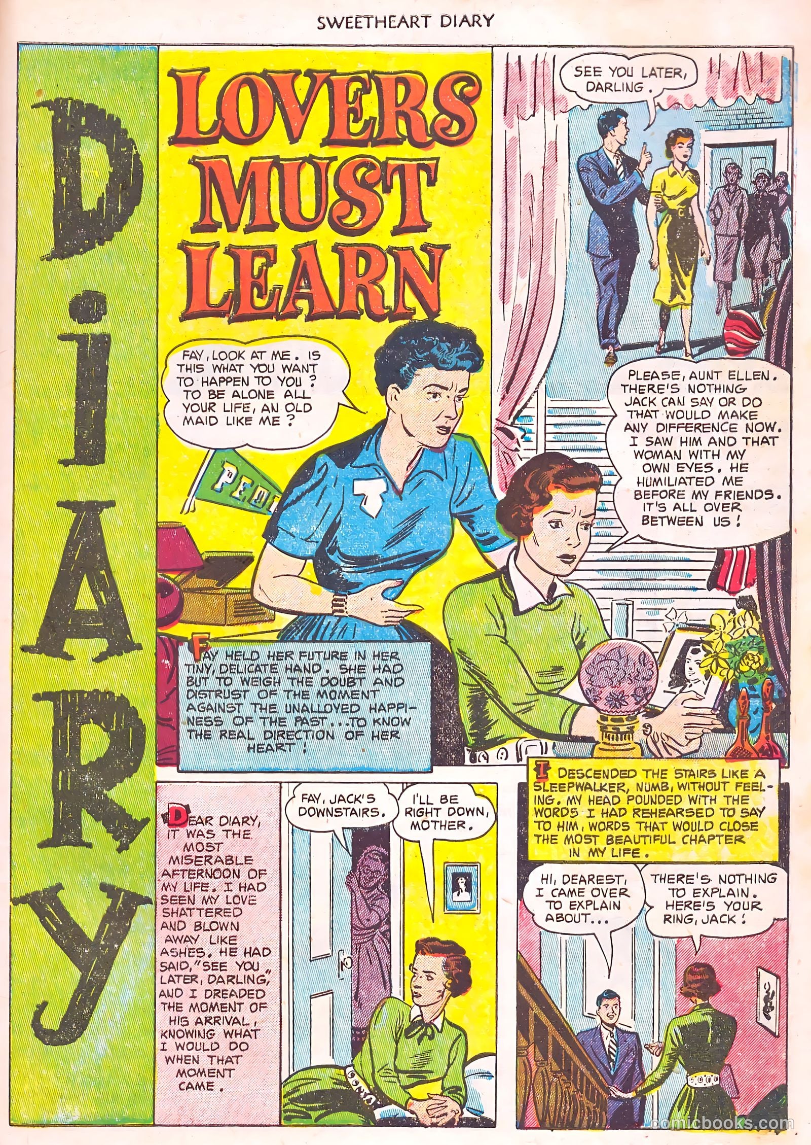 Sweetheart Diary #14 (1953) — page 27 of 36