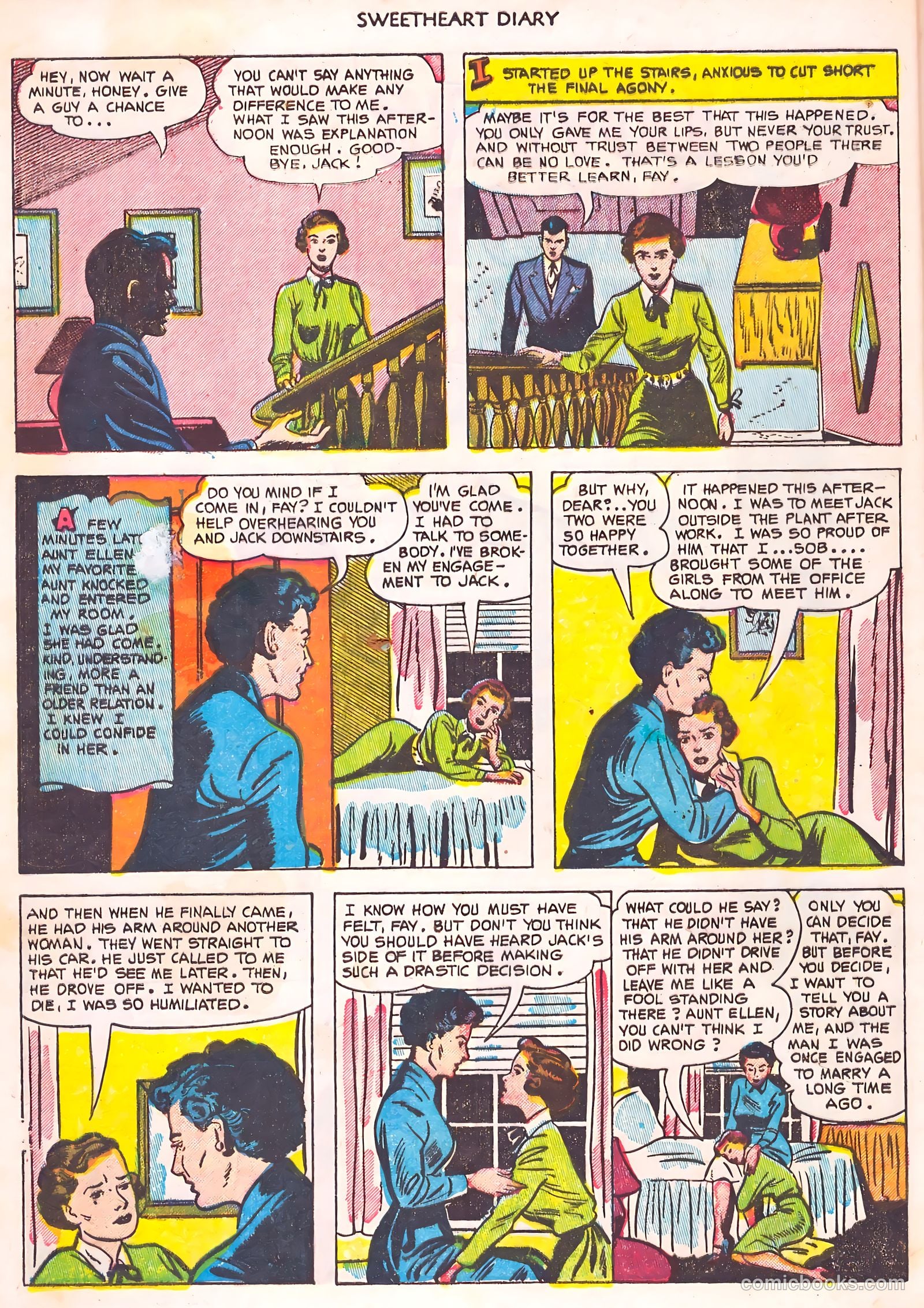 Sweetheart Diary #14 (1953) — page 28 of 36