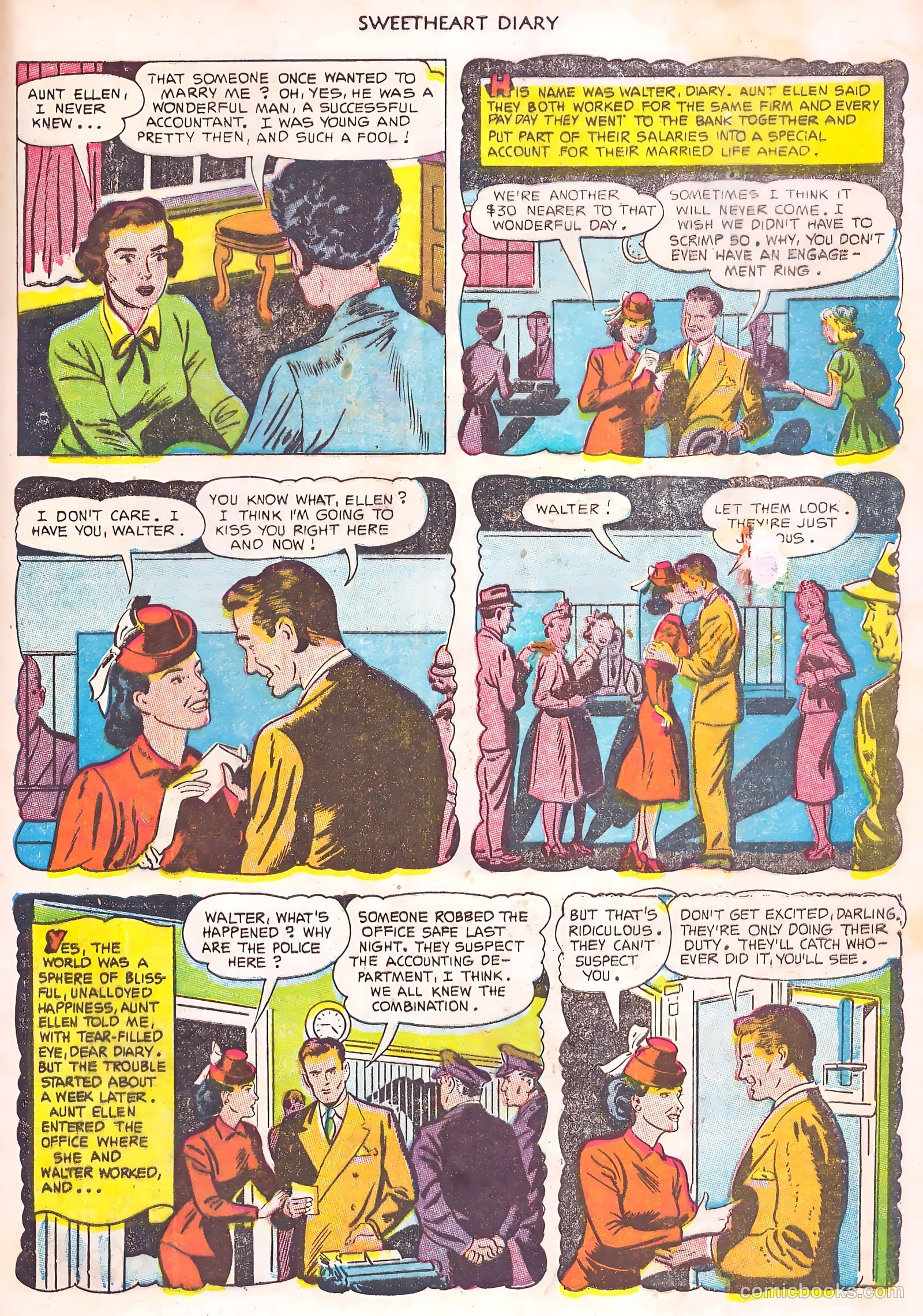 Sweetheart Diary #14 (1953) — page 29 of 36