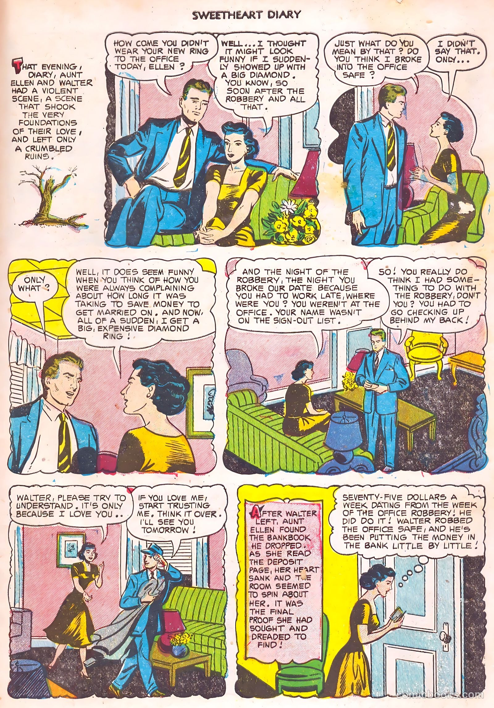 Sweetheart Diary #14 (1953) — page 31 of 36