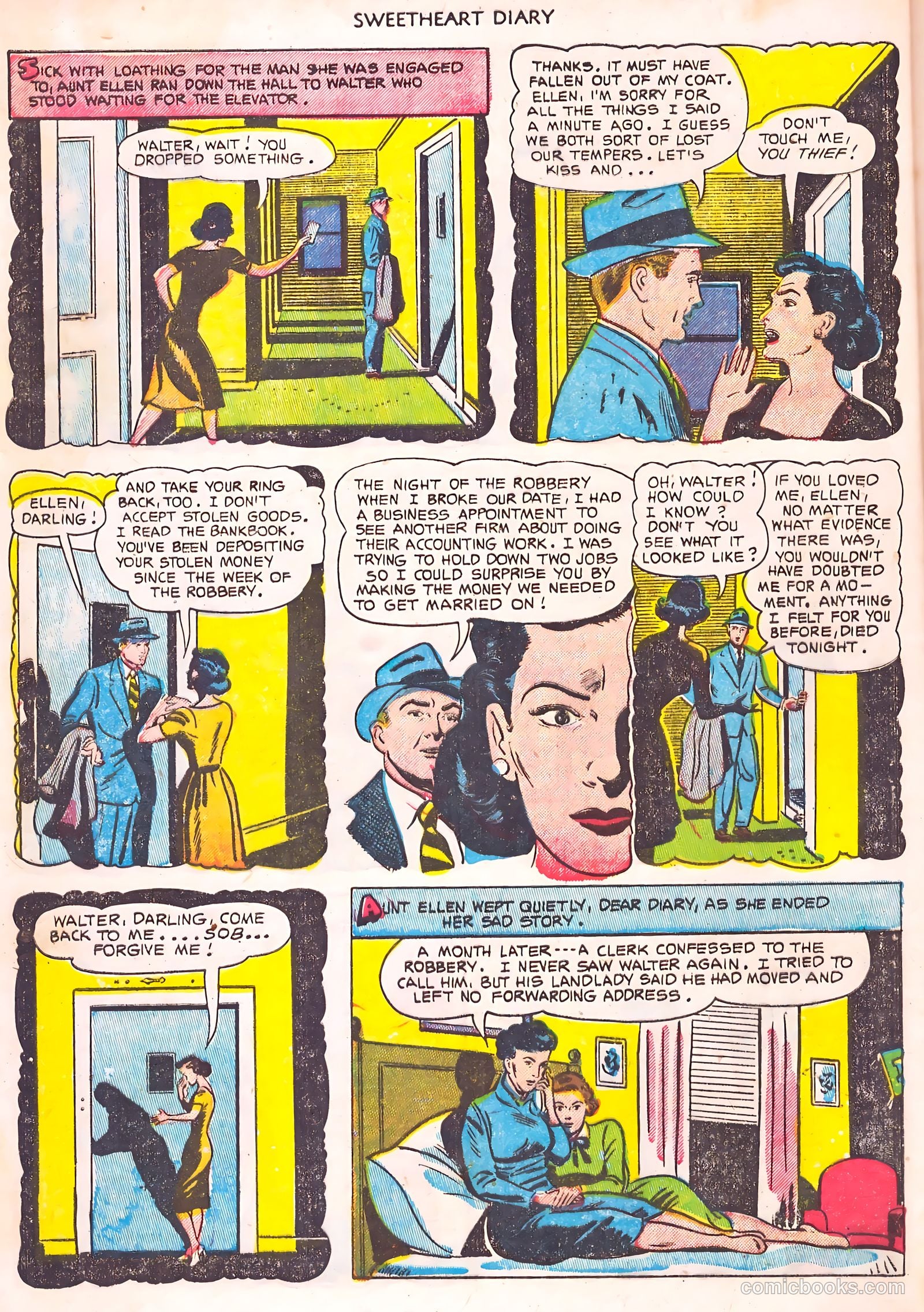 Sweetheart Diary #14 (1953) — page 32 of 36