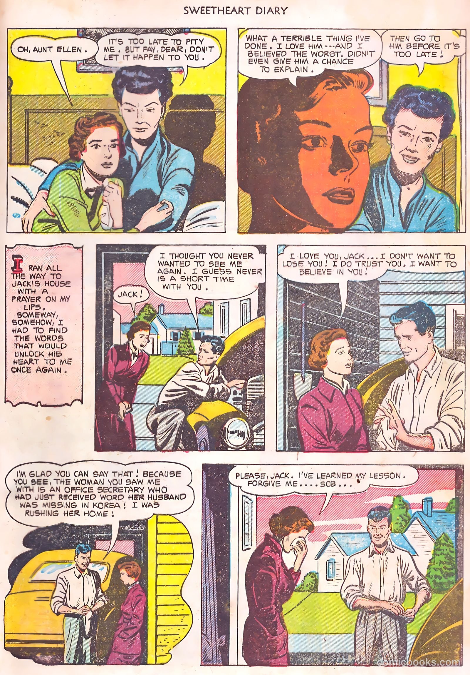 Sweetheart Diary #14 (1953) — page 33 of 36