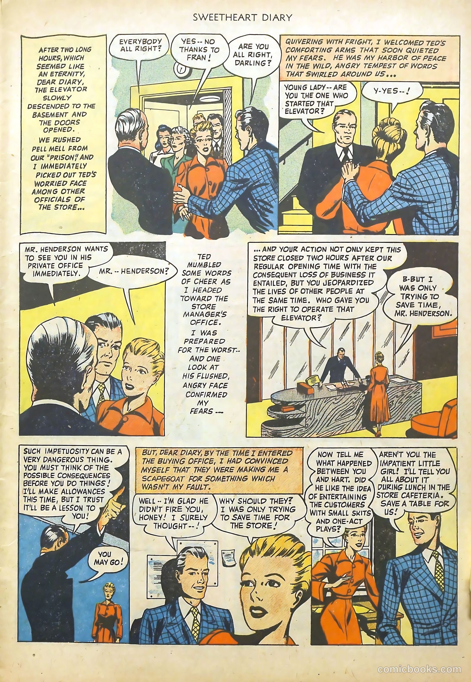 Sweetheart Diary #2 (1950) — page 5 of 36