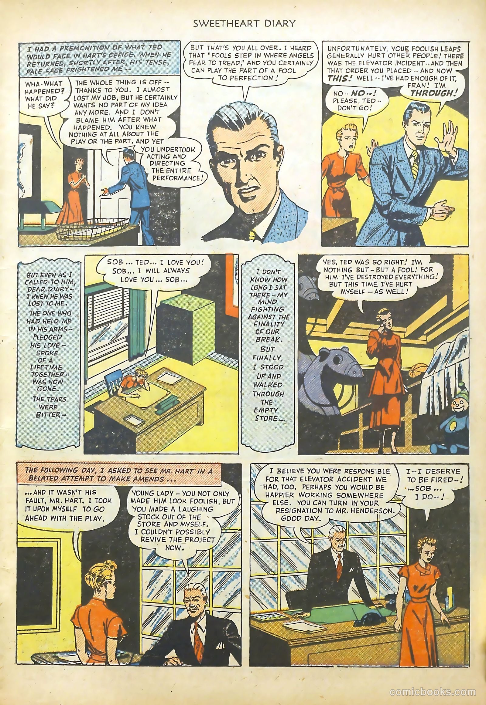 Sweetheart Diary #2 (1950) — page 11 of 36