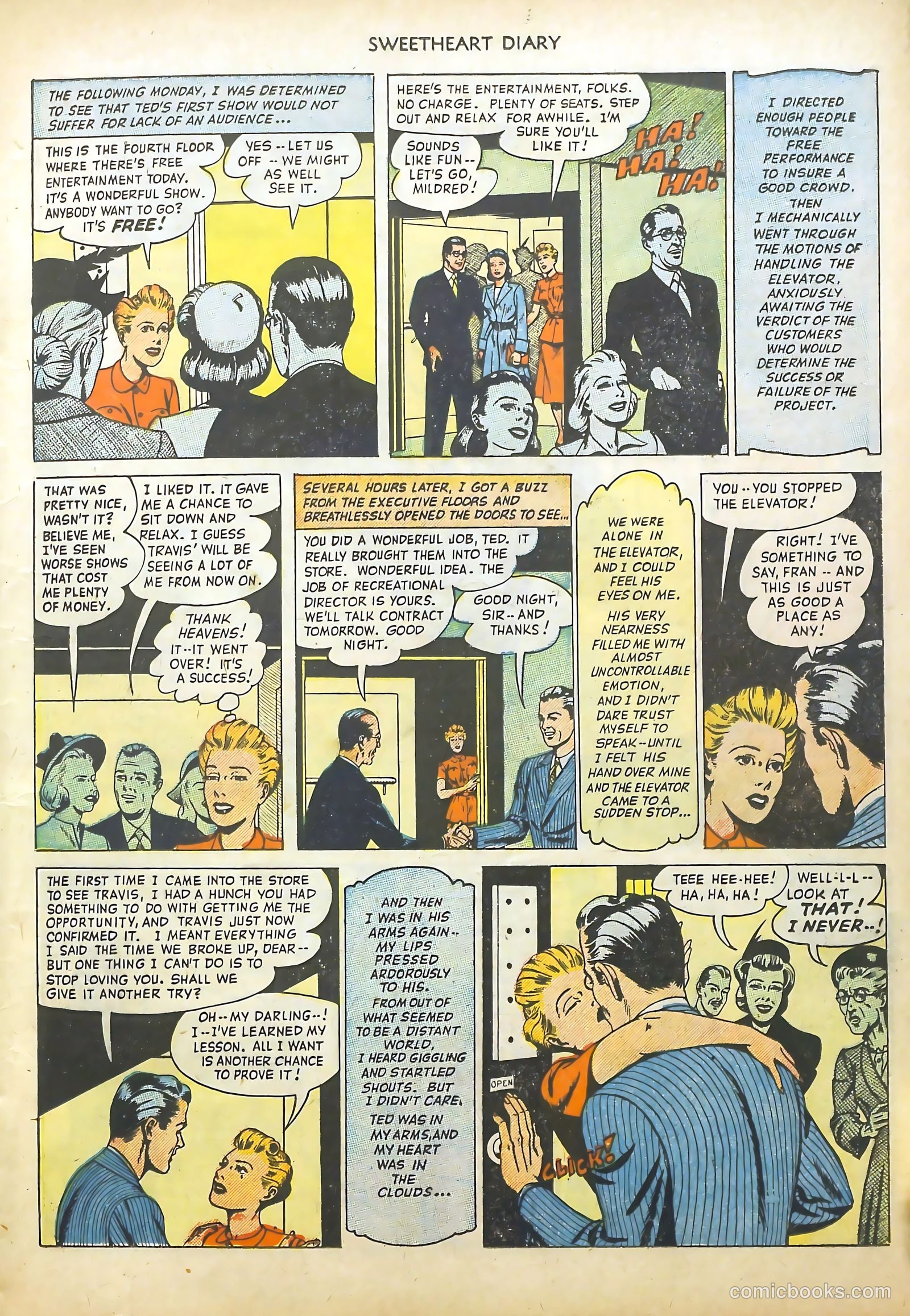 Sweetheart Diary #2 (1950) — page 13 of 36