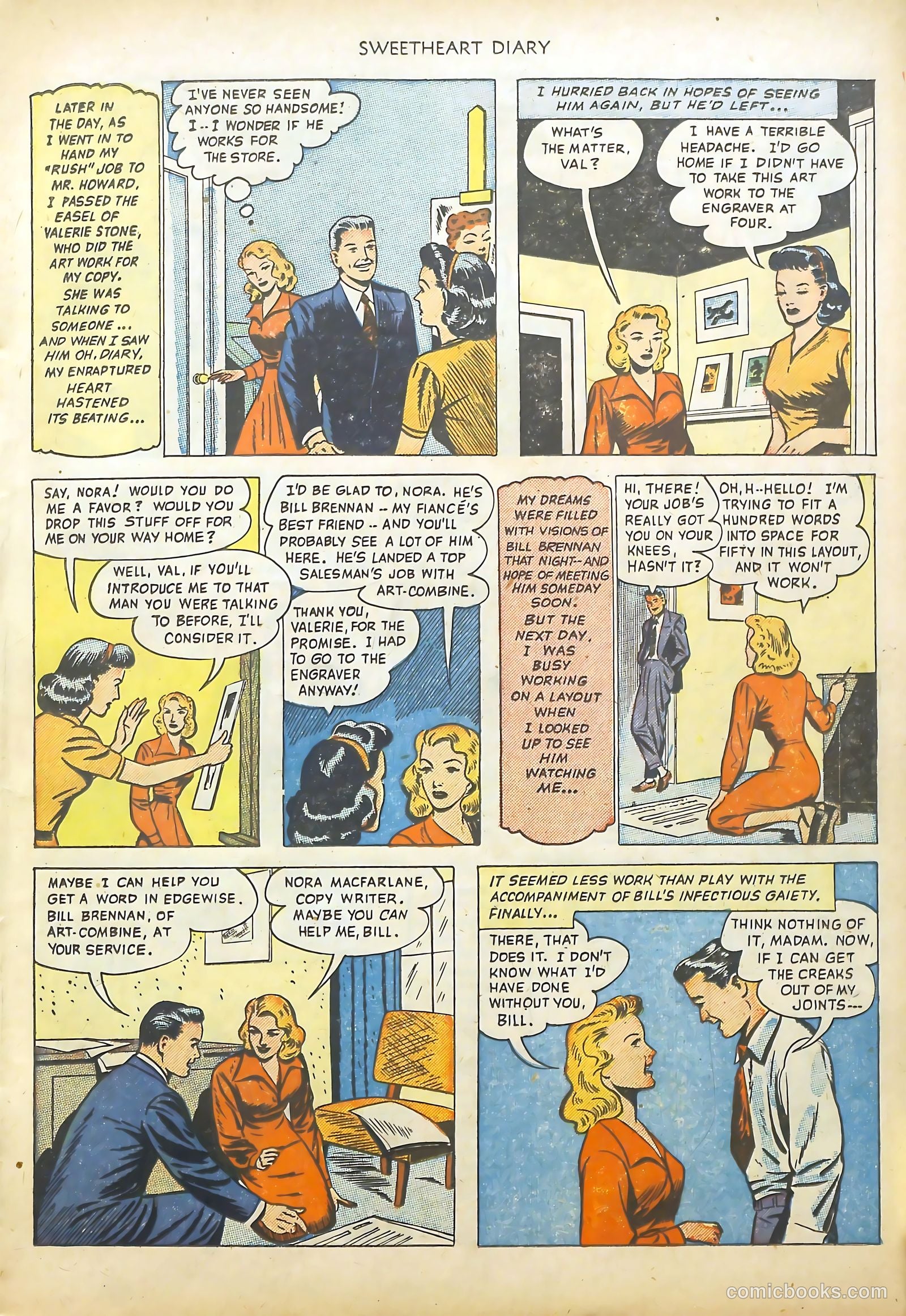 Sweetheart Diary #2 (1950) — page 15 of 36