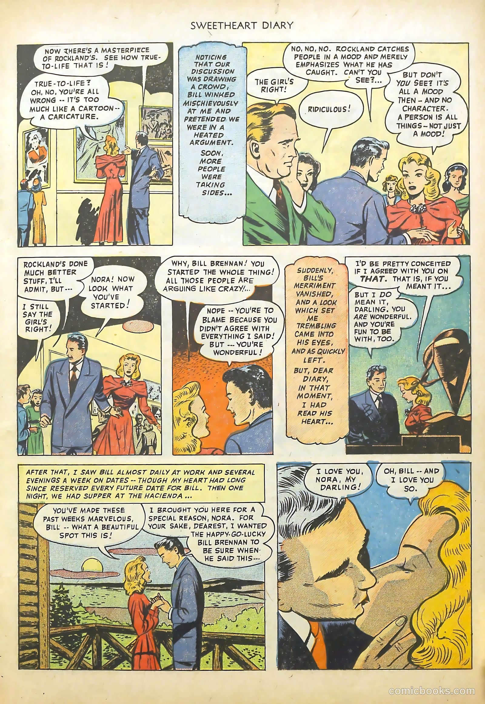 Sweetheart Diary #2 (1950) — page 17 of 36