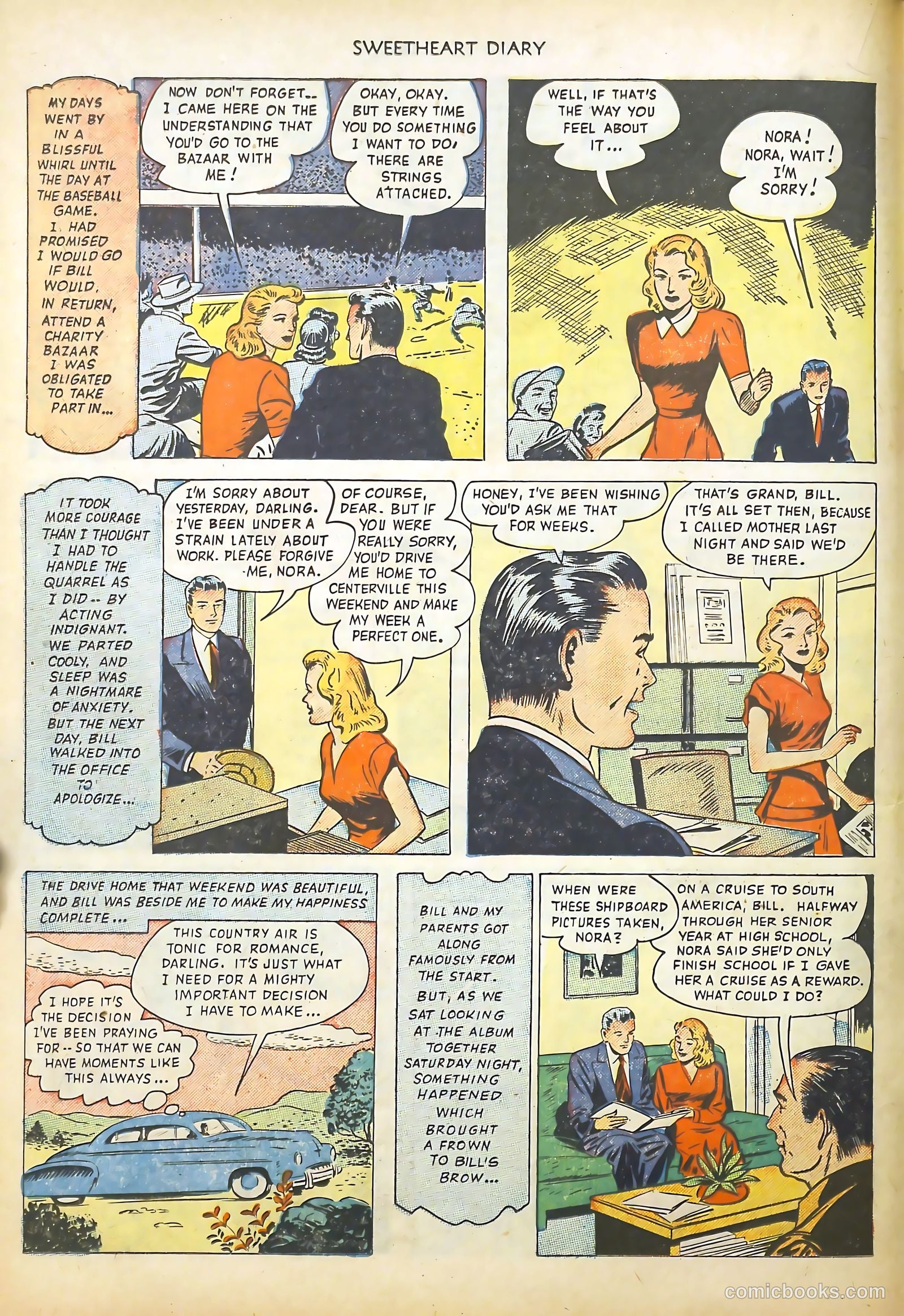 Sweetheart Diary #2 (1950) — page 18 of 36