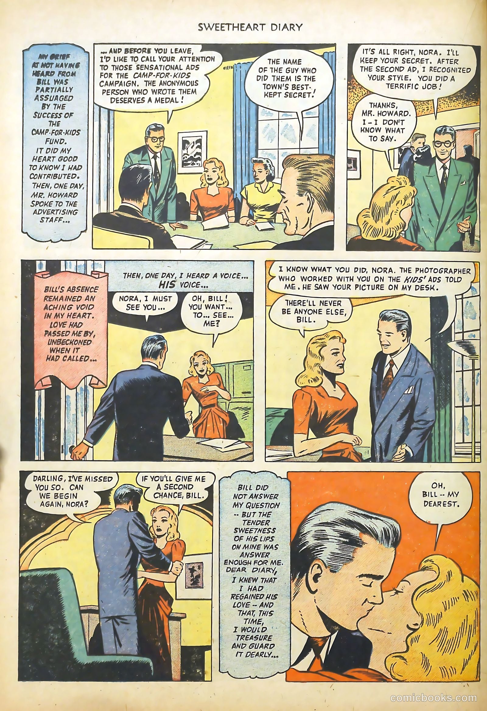 Sweetheart Diary #2 (1950) — page 22 of 36