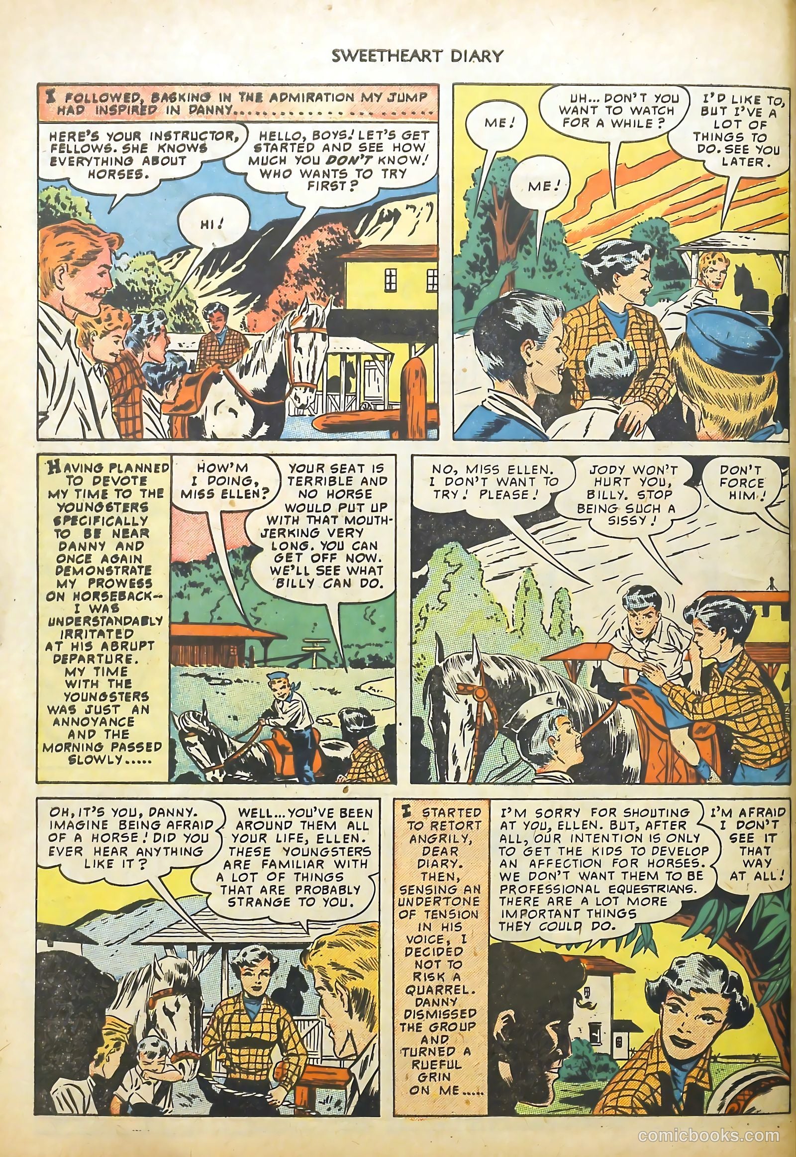 Sweetheart Diary #2 (1950) — page 28 of 36