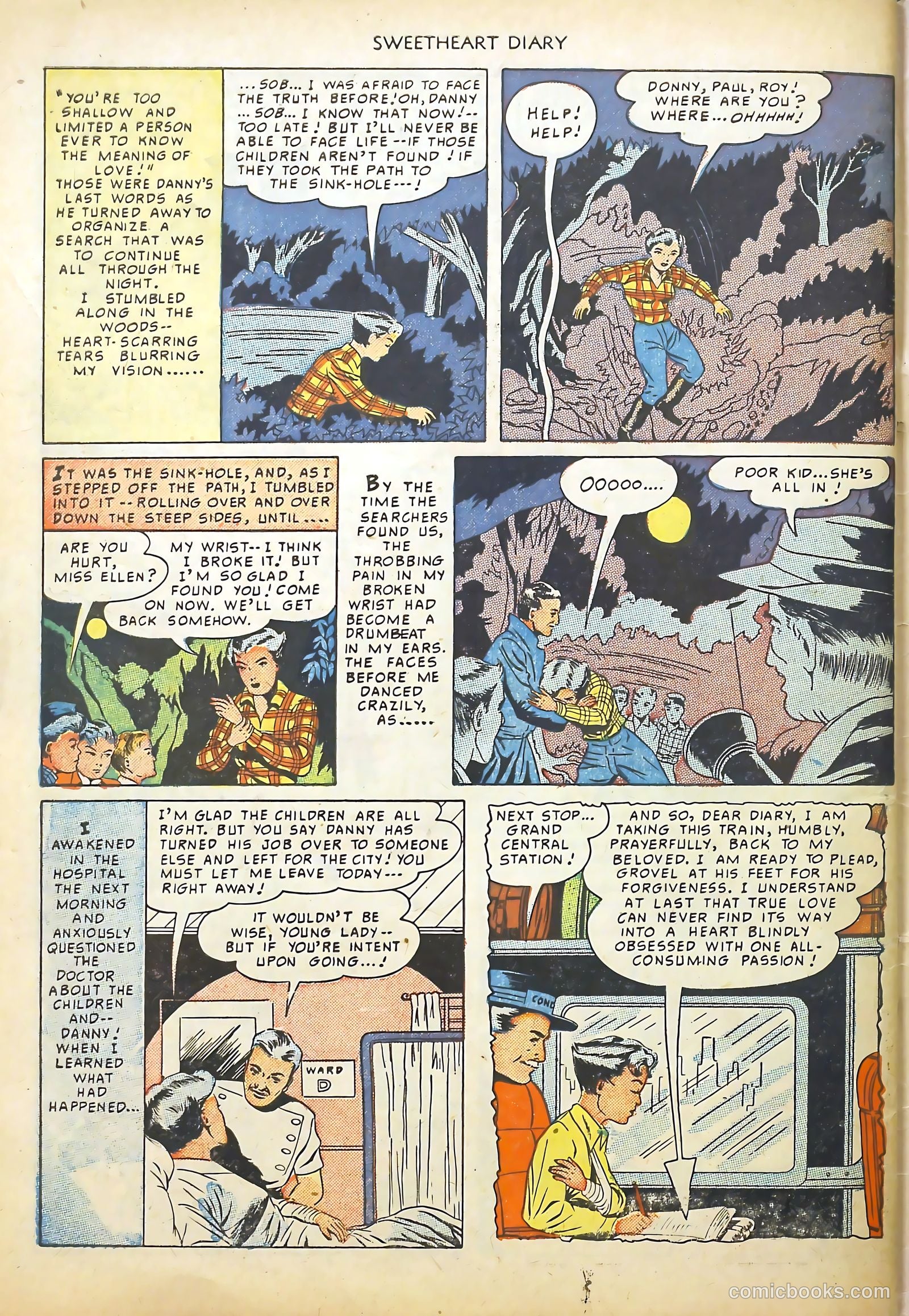 Sweetheart Diary #2 (1950) — page 34 of 36