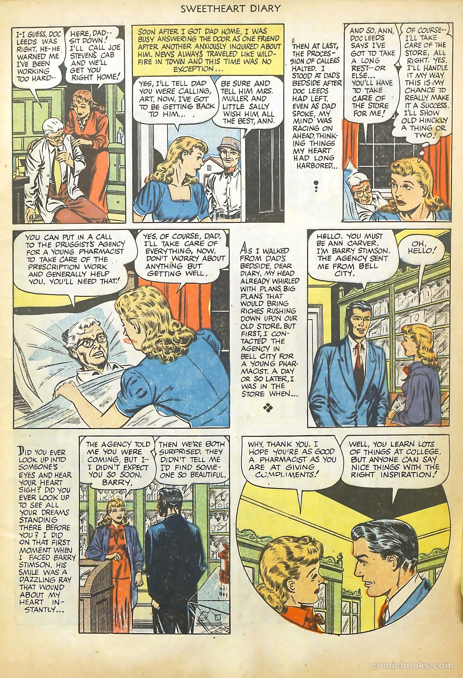 Sweetheart Diary #3 (1950) — page 5 of 36