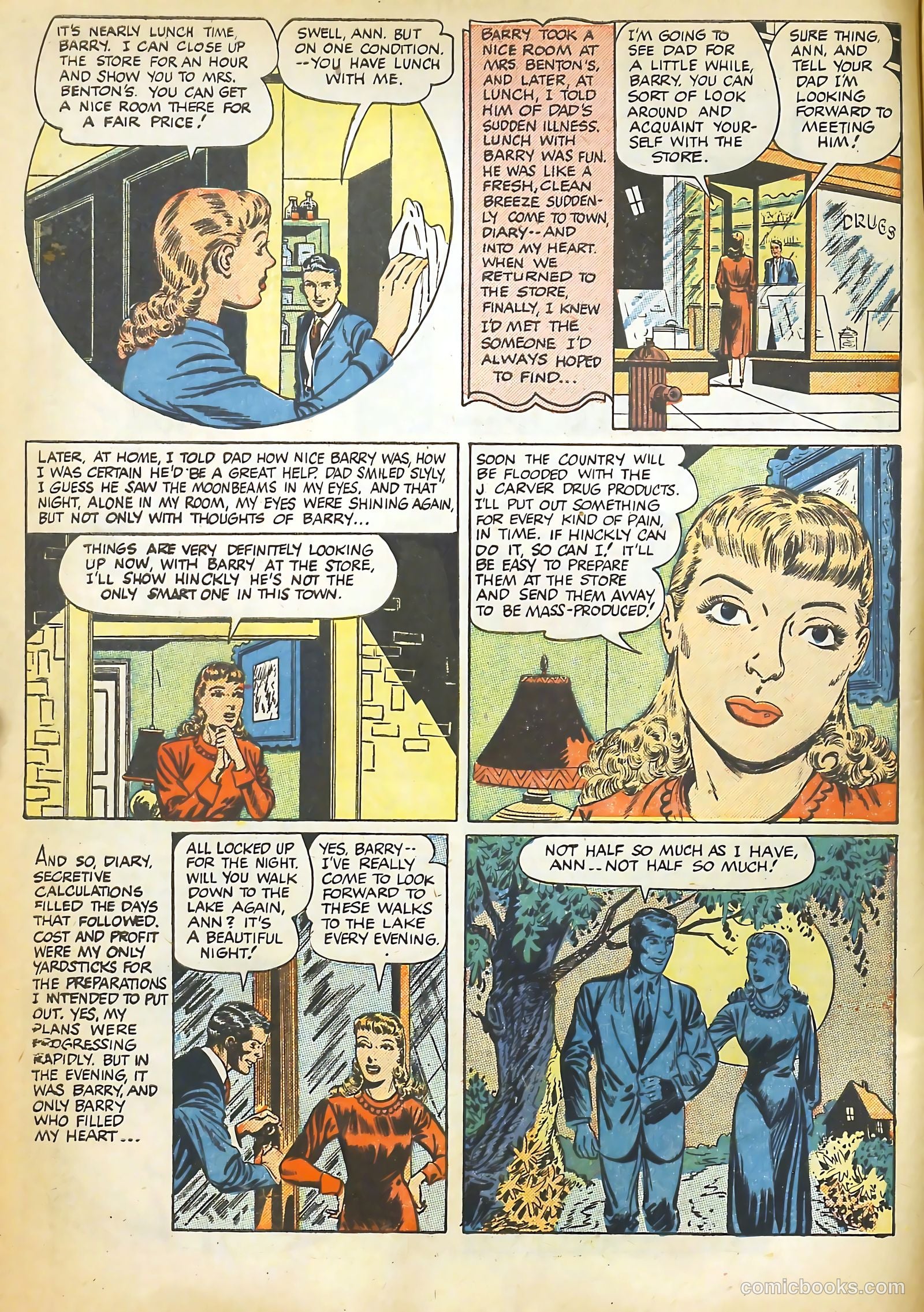 Sweetheart Diary #3 (1950) — page 6 of 36