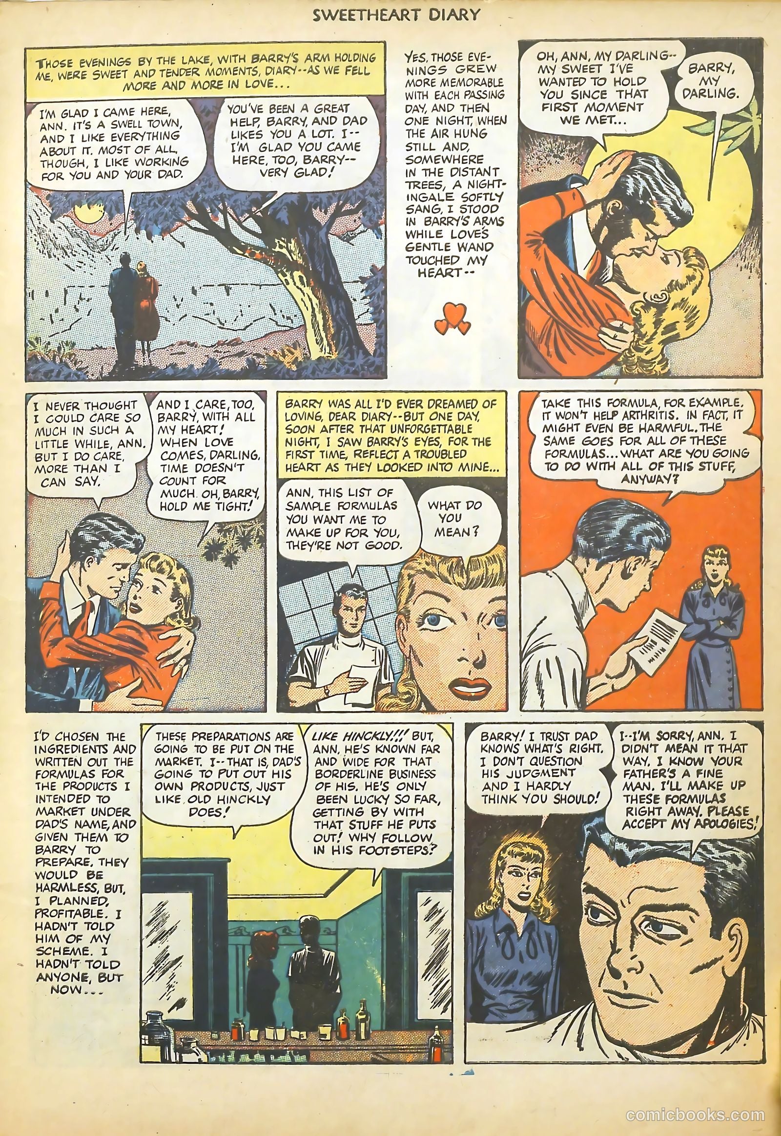 Sweetheart Diary #3 (1950) — page 7 of 36