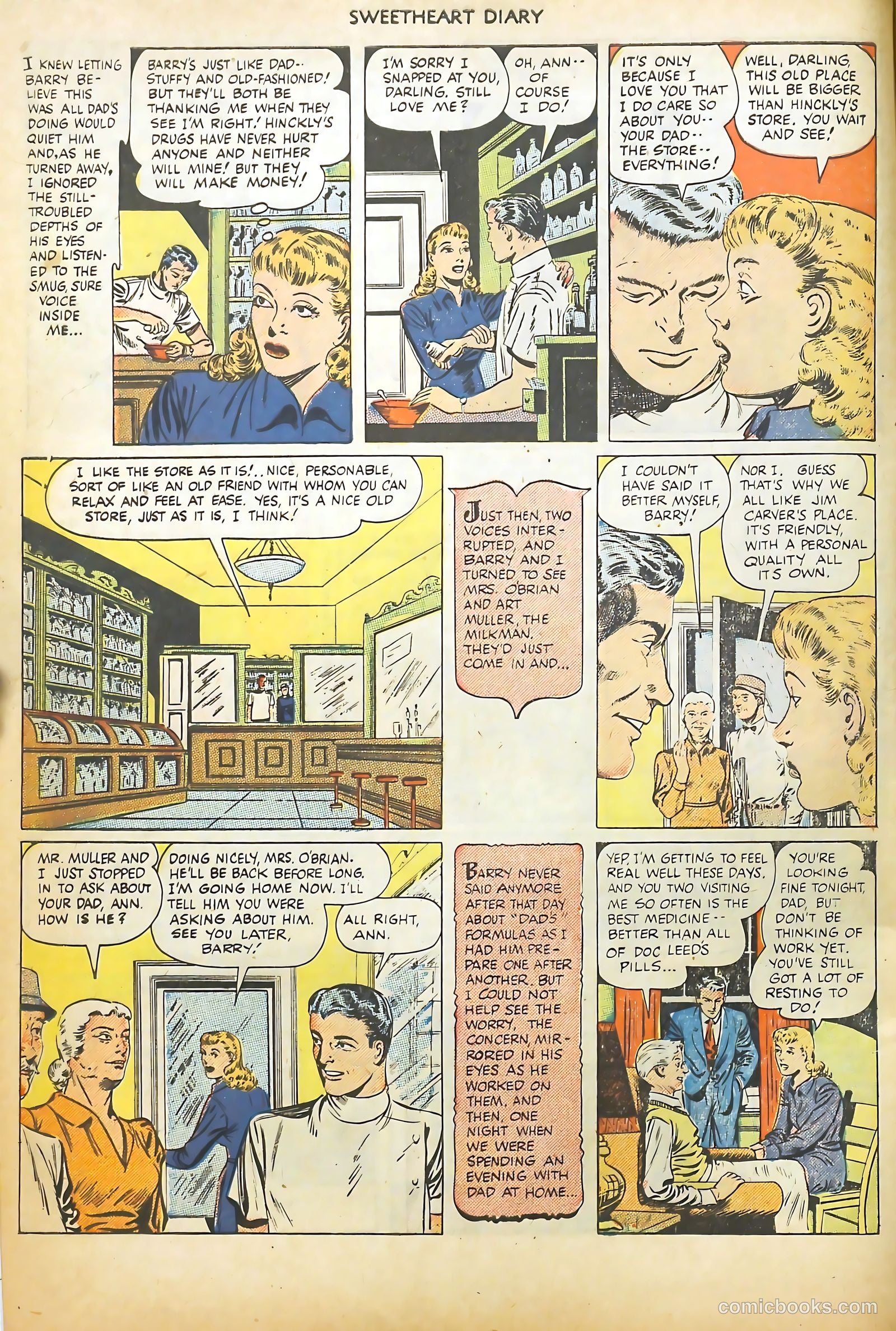 Sweetheart Diary #3 (1950) — page 8 of 36