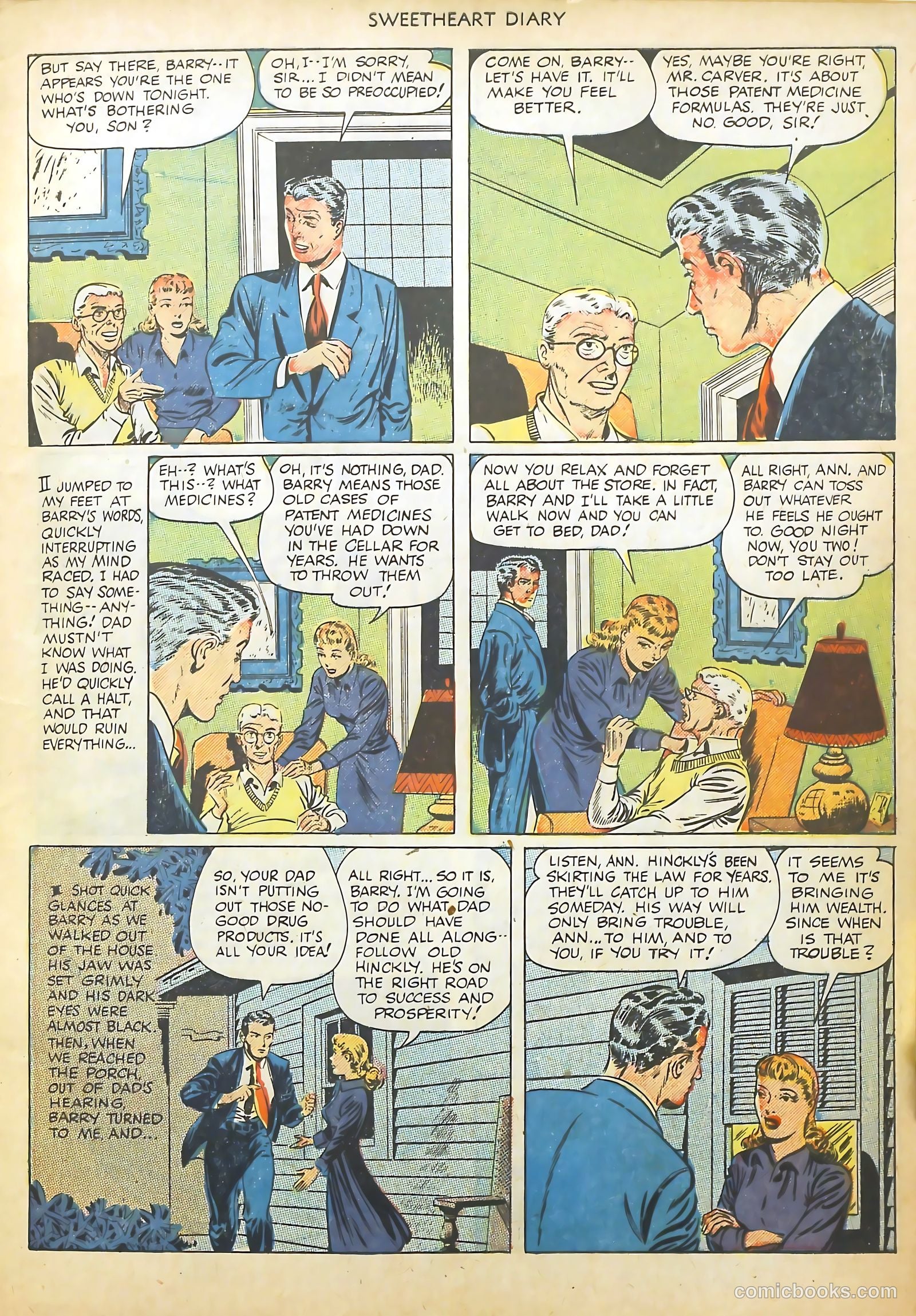 Sweetheart Diary #3 (1950) — page 9 of 36