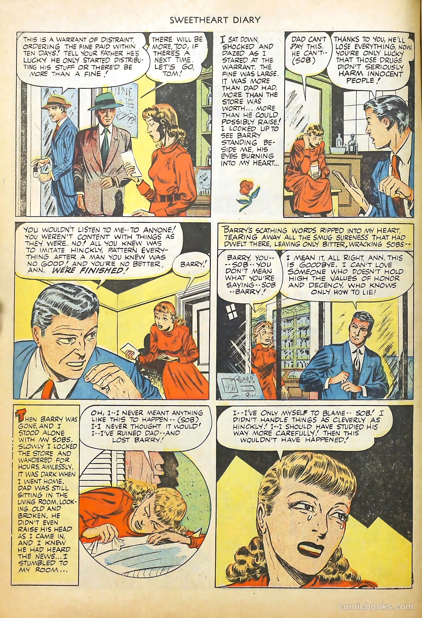 Sweetheart Diary #3 (1950) — page 12 of 36