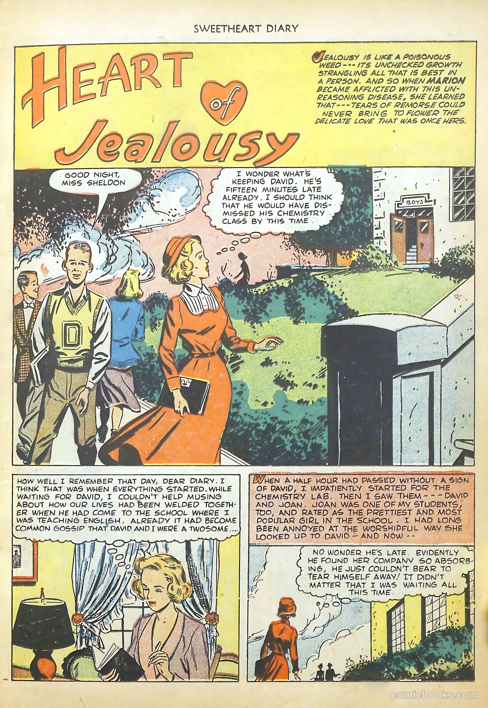 Sweetheart Diary #3 (1950) — page 15 of 36