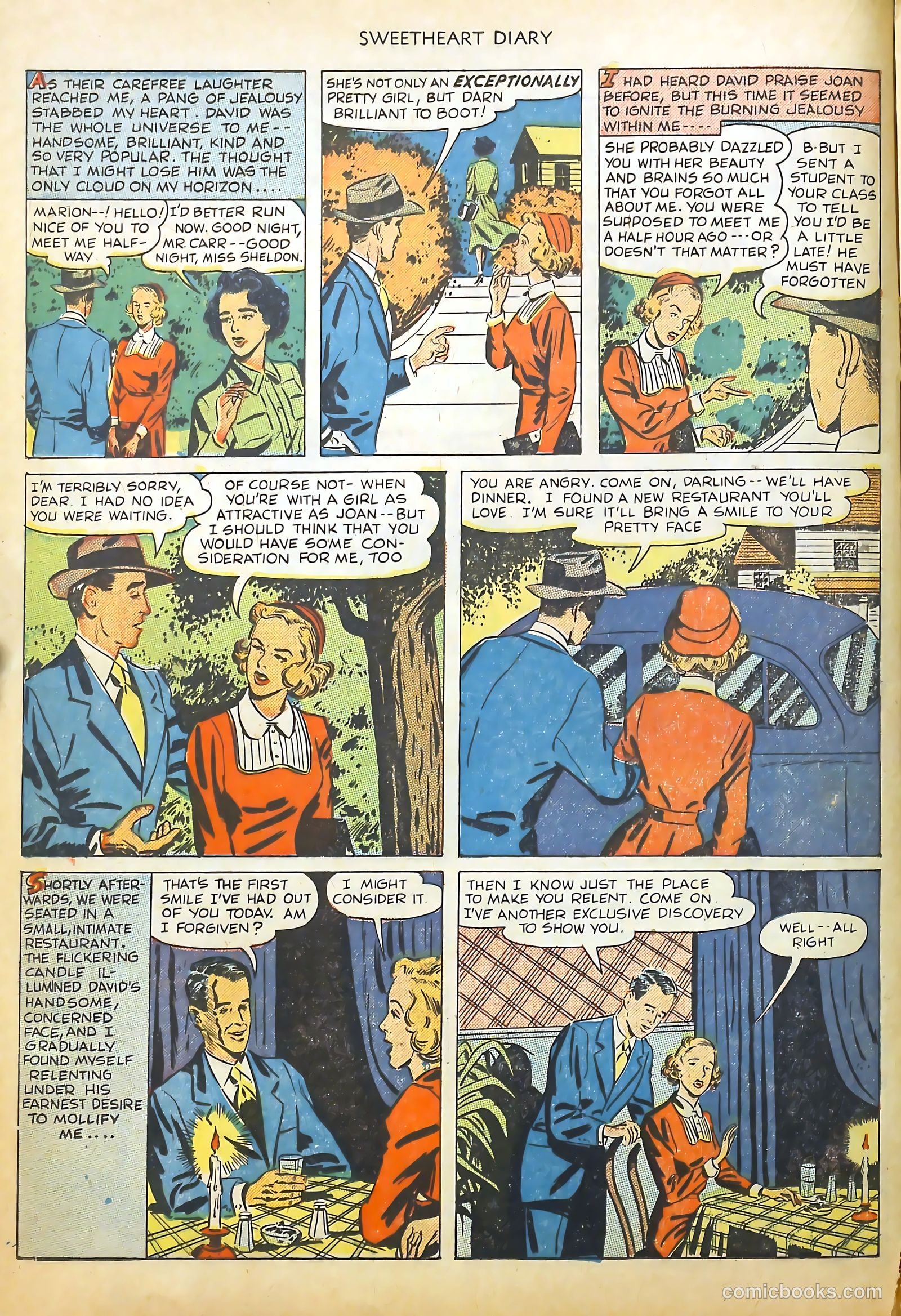 Sweetheart Diary #3 (1950) — page 16 of 36