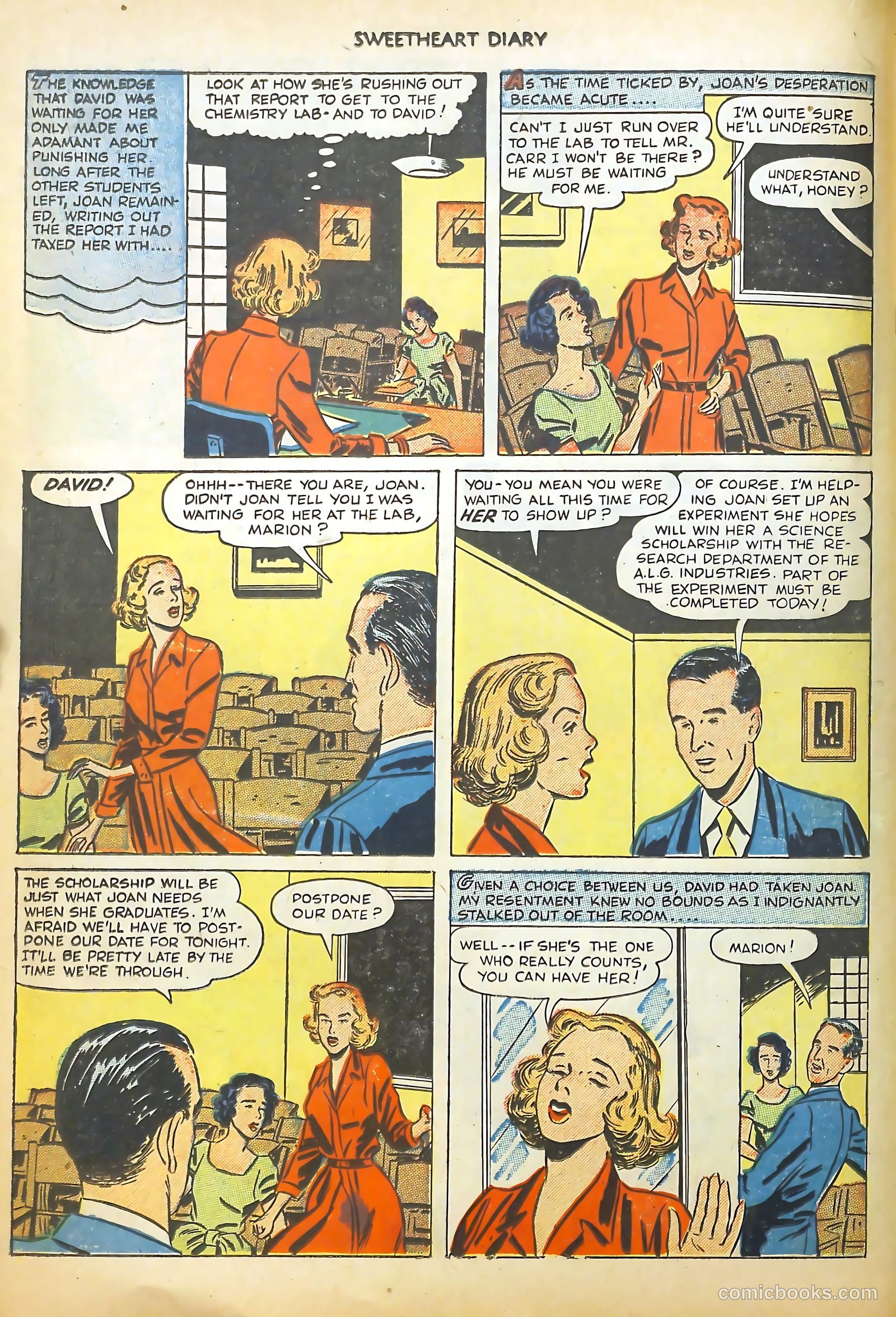 Sweetheart Diary #3 (1950) — page 18 of 36