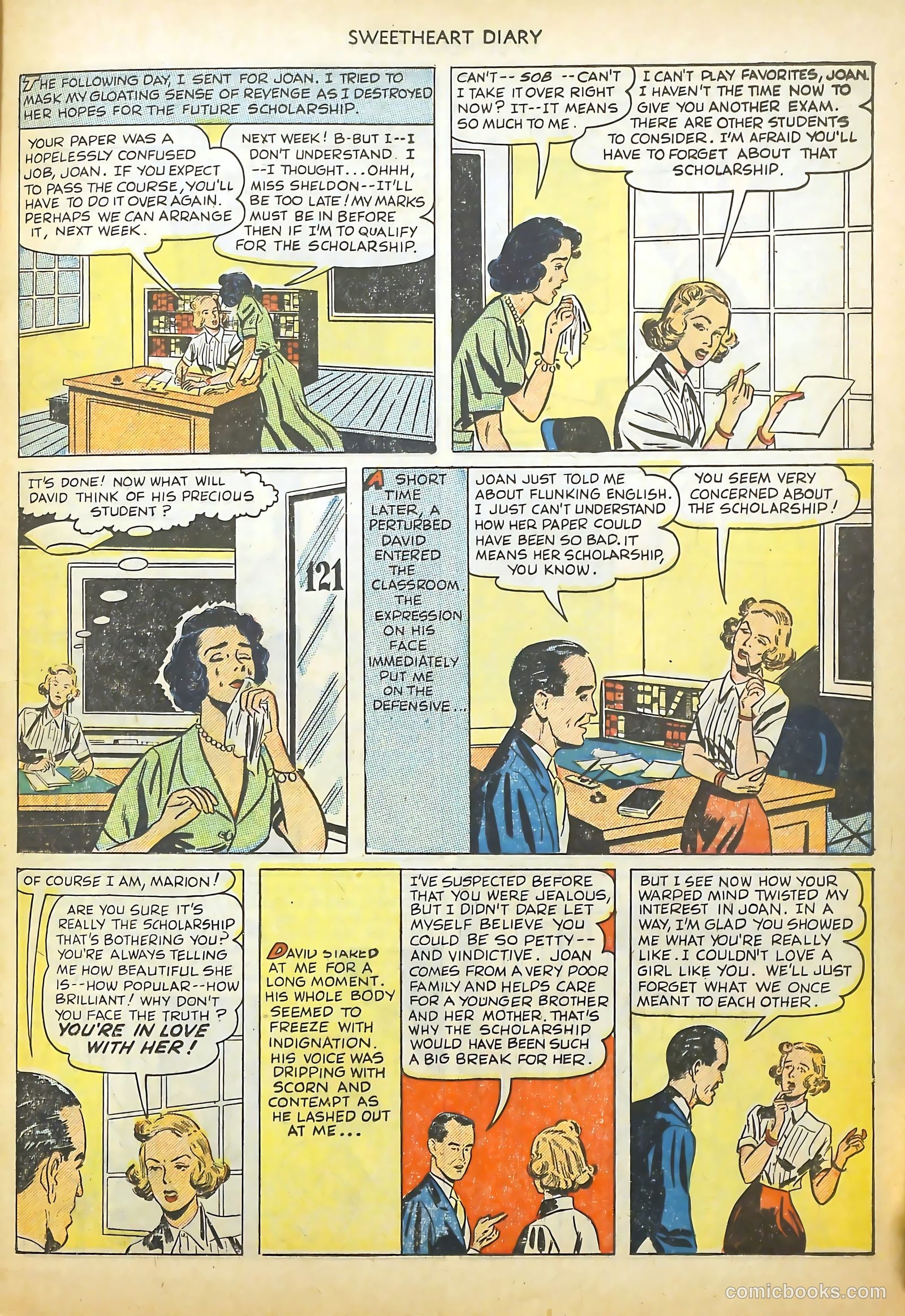 Sweetheart Diary #3 (1950) — page 21 of 36