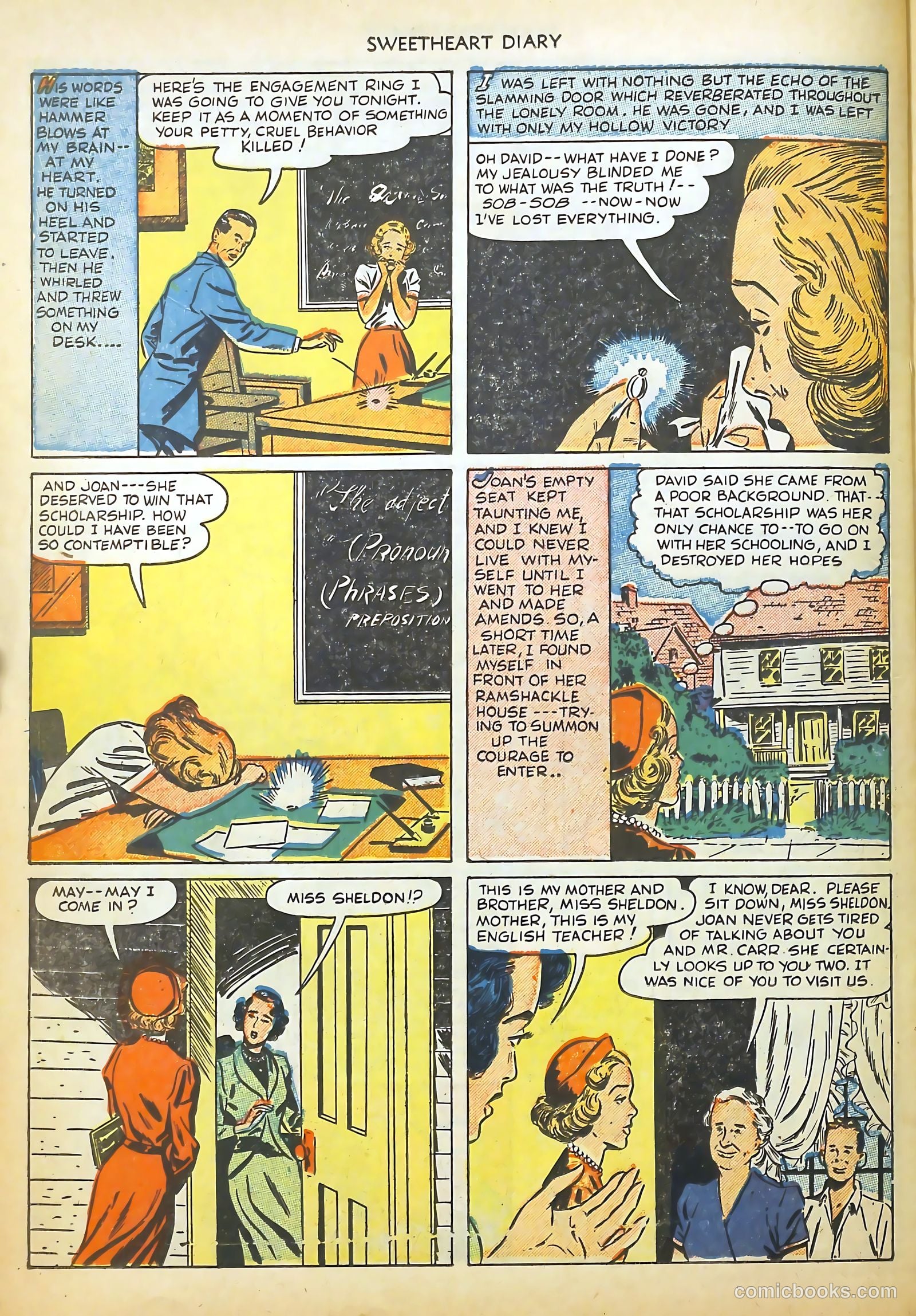 Sweetheart Diary #3 (1950) — page 22 of 36