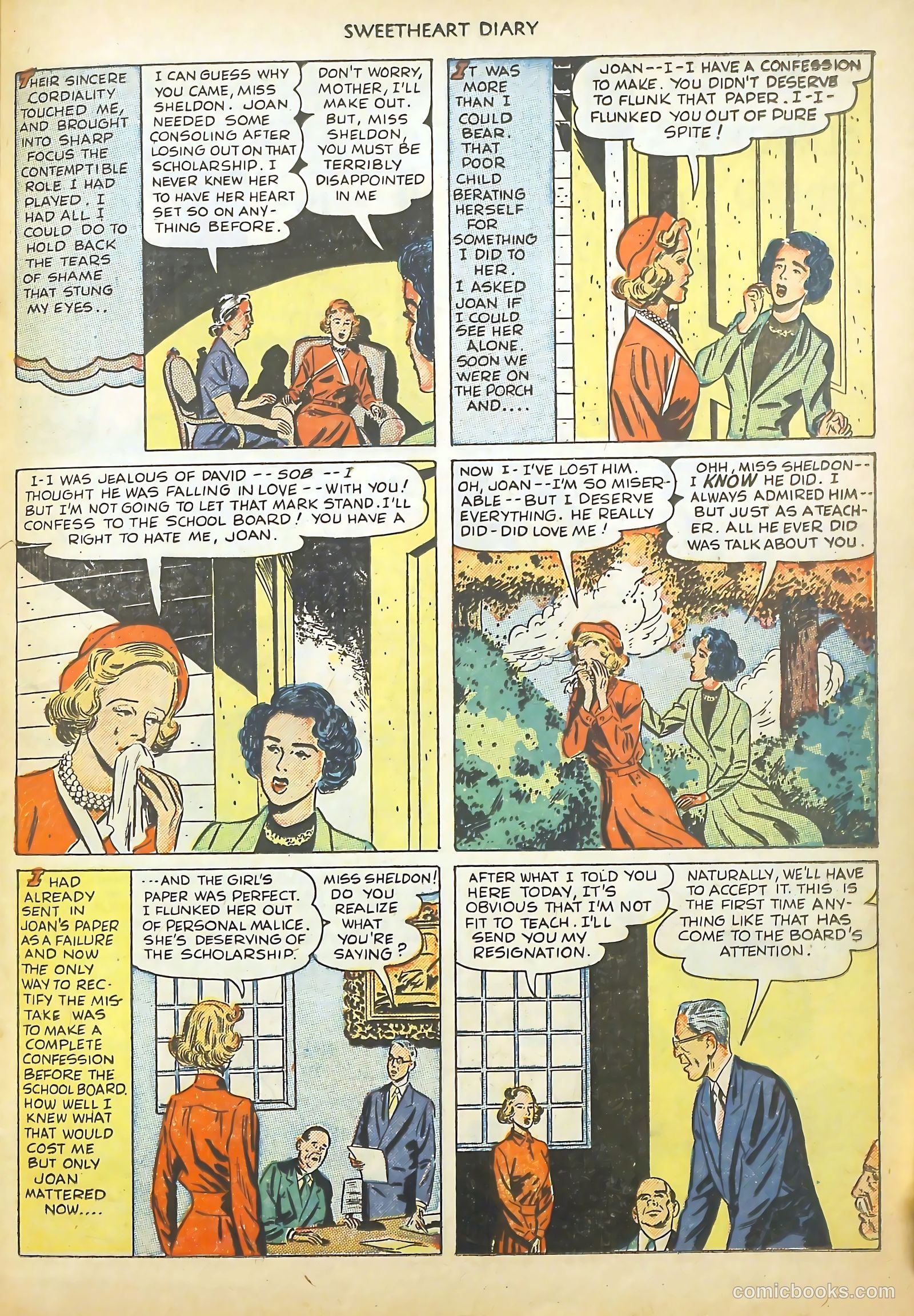 Sweetheart Diary #3 (1950) — page 23 of 36