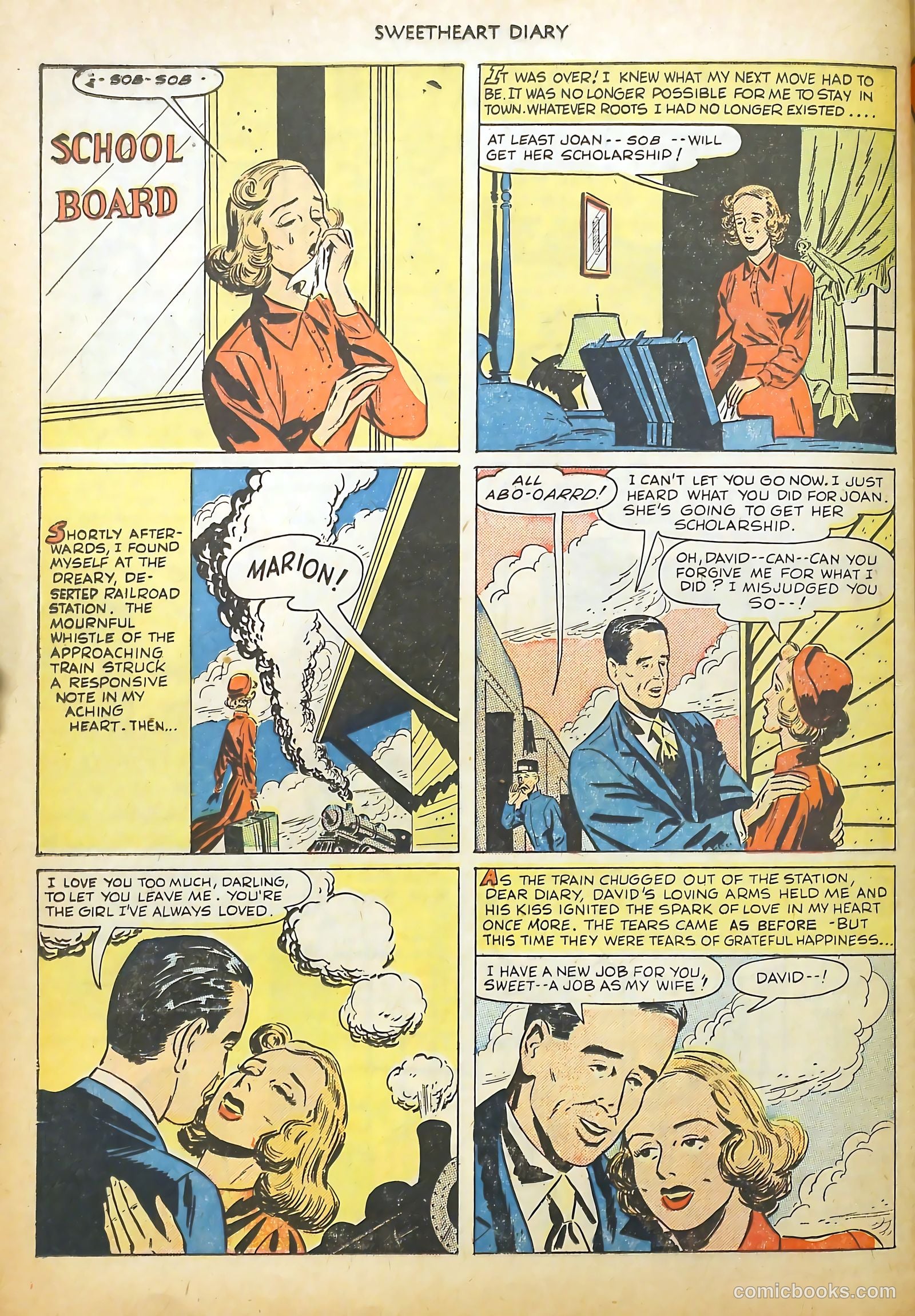 Sweetheart Diary #3 (1950) — page 24 of 36